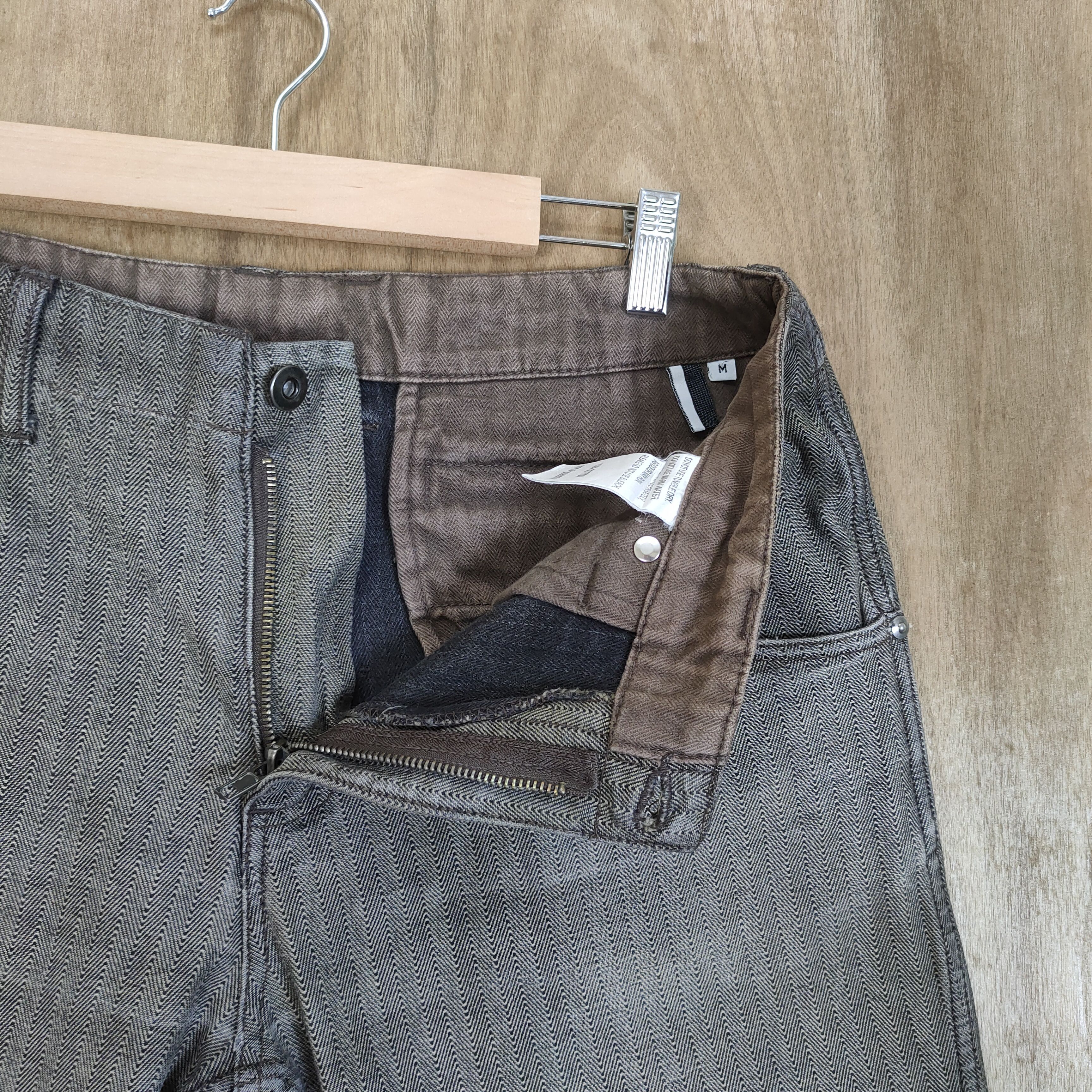 Japanese Brand VINTAGE 38923004 HICKORY STRIPED FADED PANTS Size US 32 / EU 48 - 9 Thumbnail