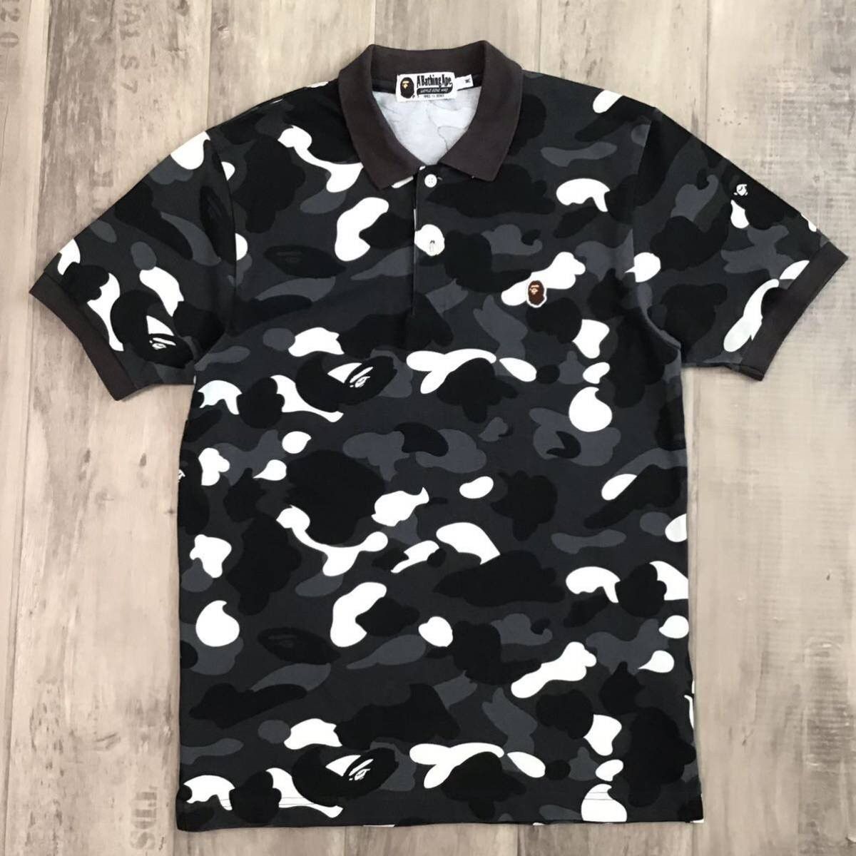 Bape 💫Glow in the dark💫 BAPE City camo polo shirt a bathing ape Size US M / EU 48-50 / 2 - 2 Thumbnail