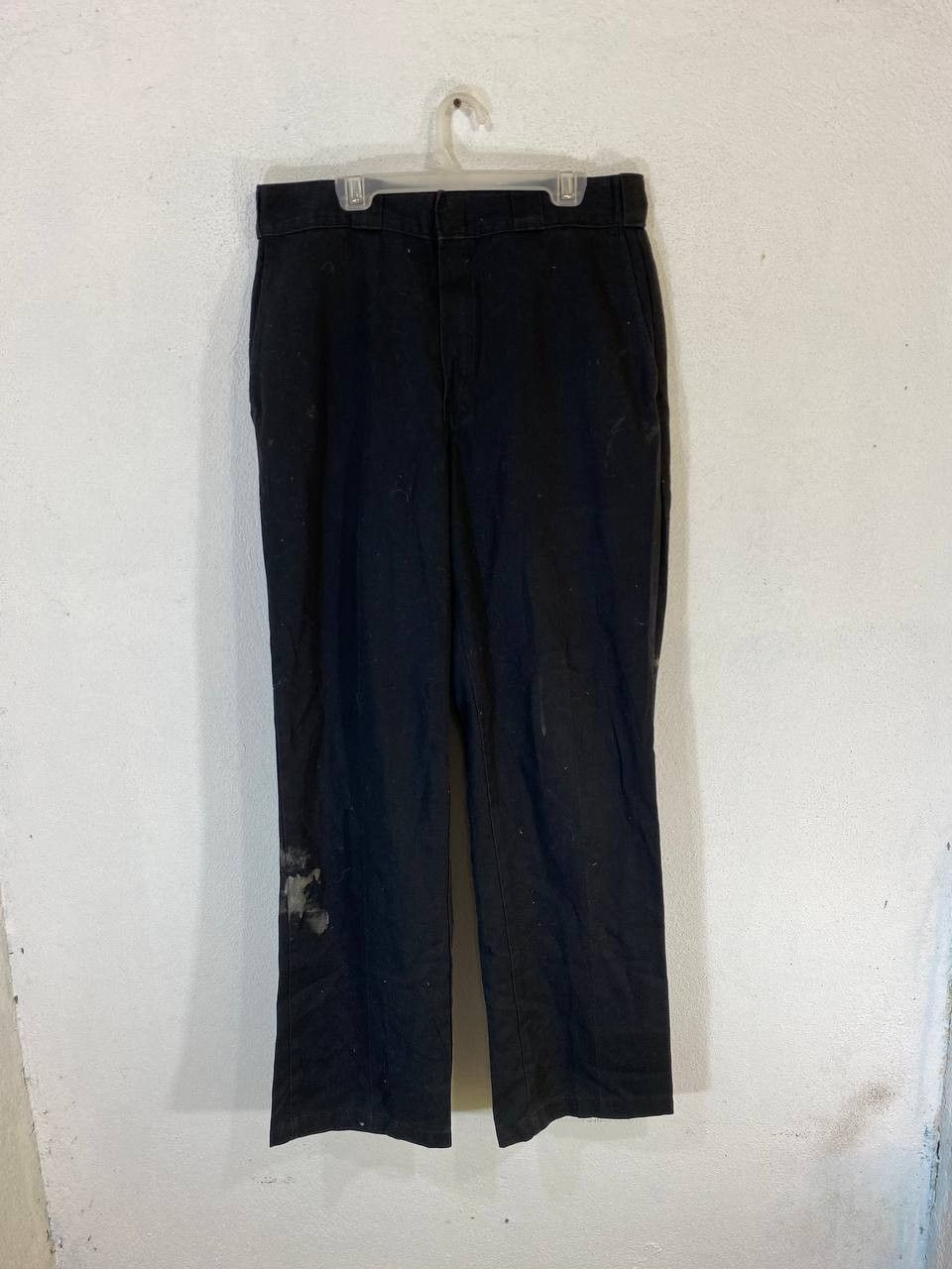 vintage dickies workwear pants paint splatter design
