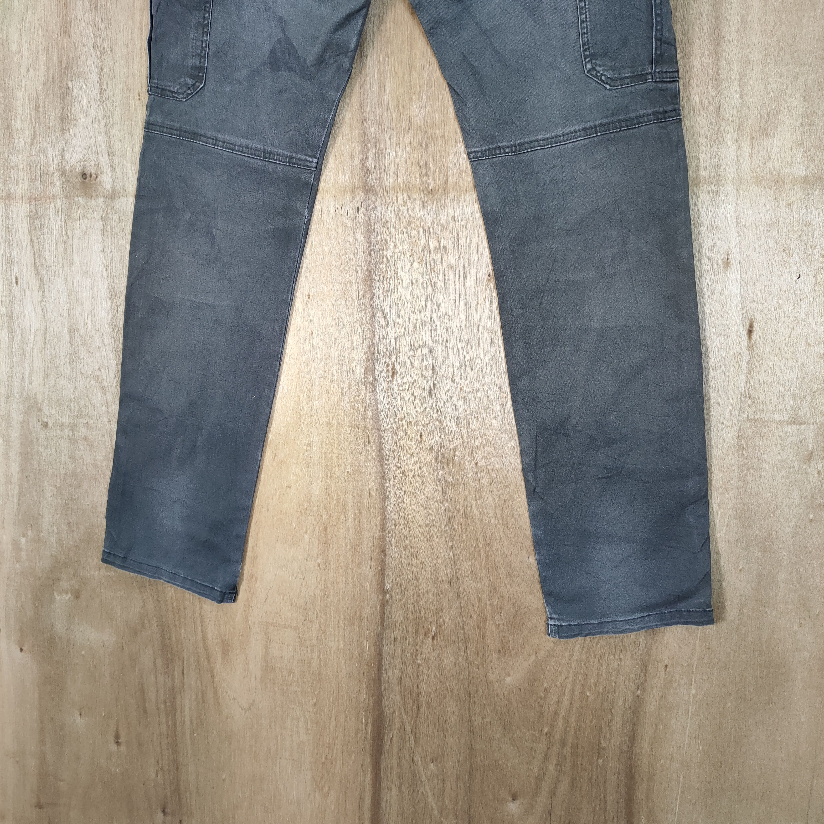 Japanese Brand VINTAGE SEMANTIC DESIGN SUN FADED CARGO PANTS Size US 30 / EU 46 - 9 Thumbnail