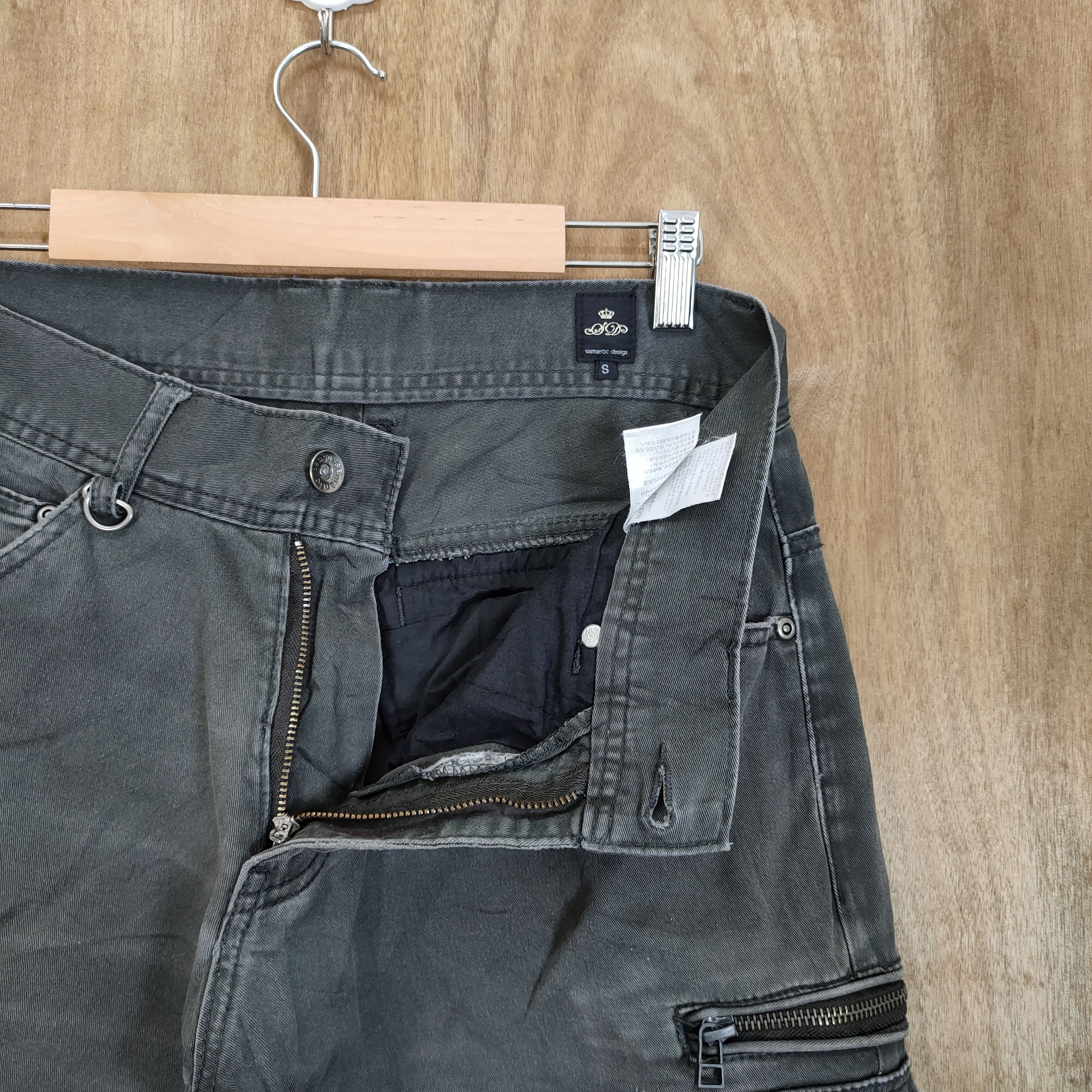 Japanese Brand VINTAGE SEMANTIC DESIGN SUN FADED CARGO PANTS Size US 30 / EU 46 - 13 Thumbnail