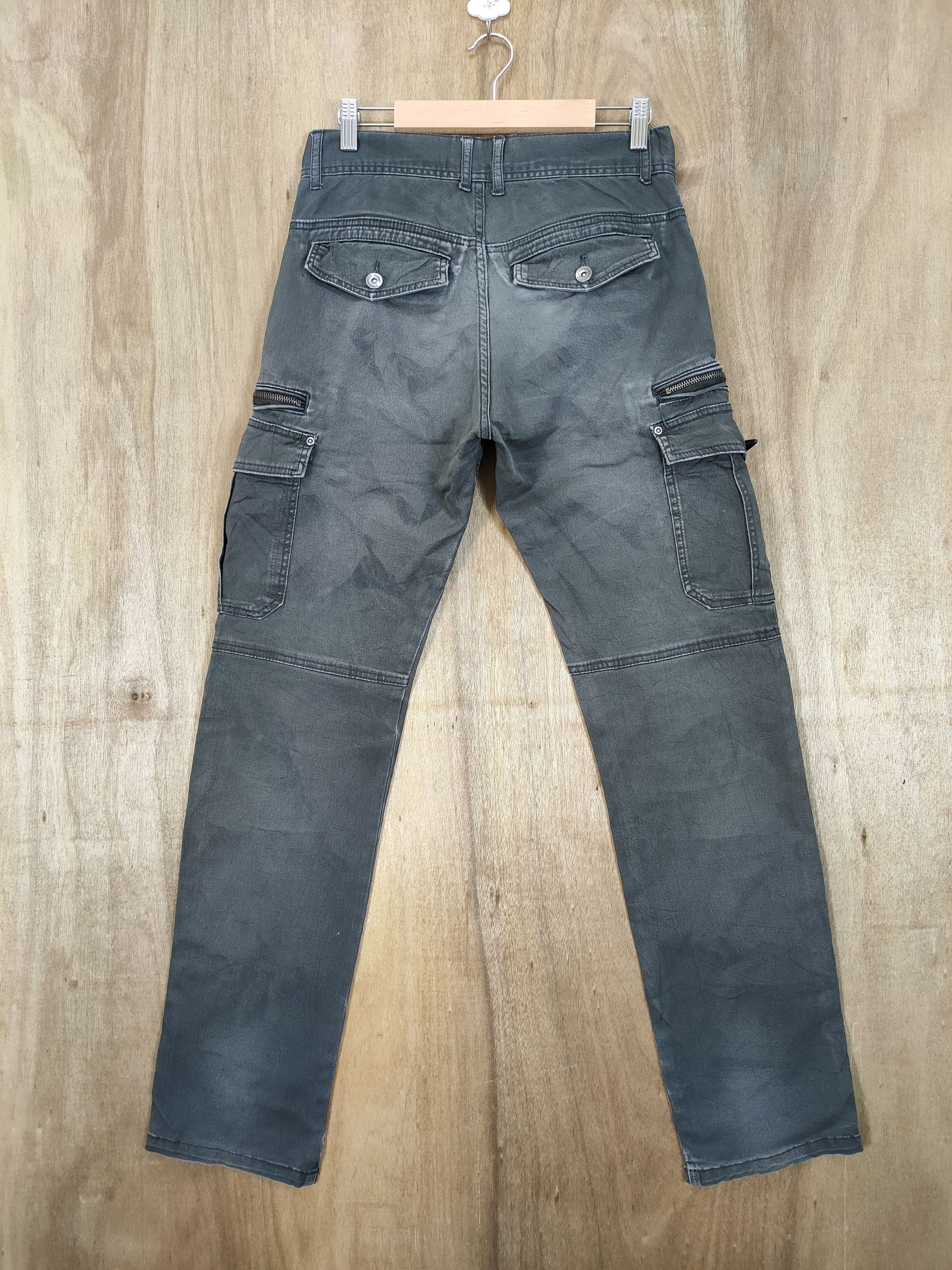 Japanese Brand VINTAGE SEMANTIC DESIGN SUN FADED CARGO PANTS Size US 30 / EU 46 - 7 Thumbnail