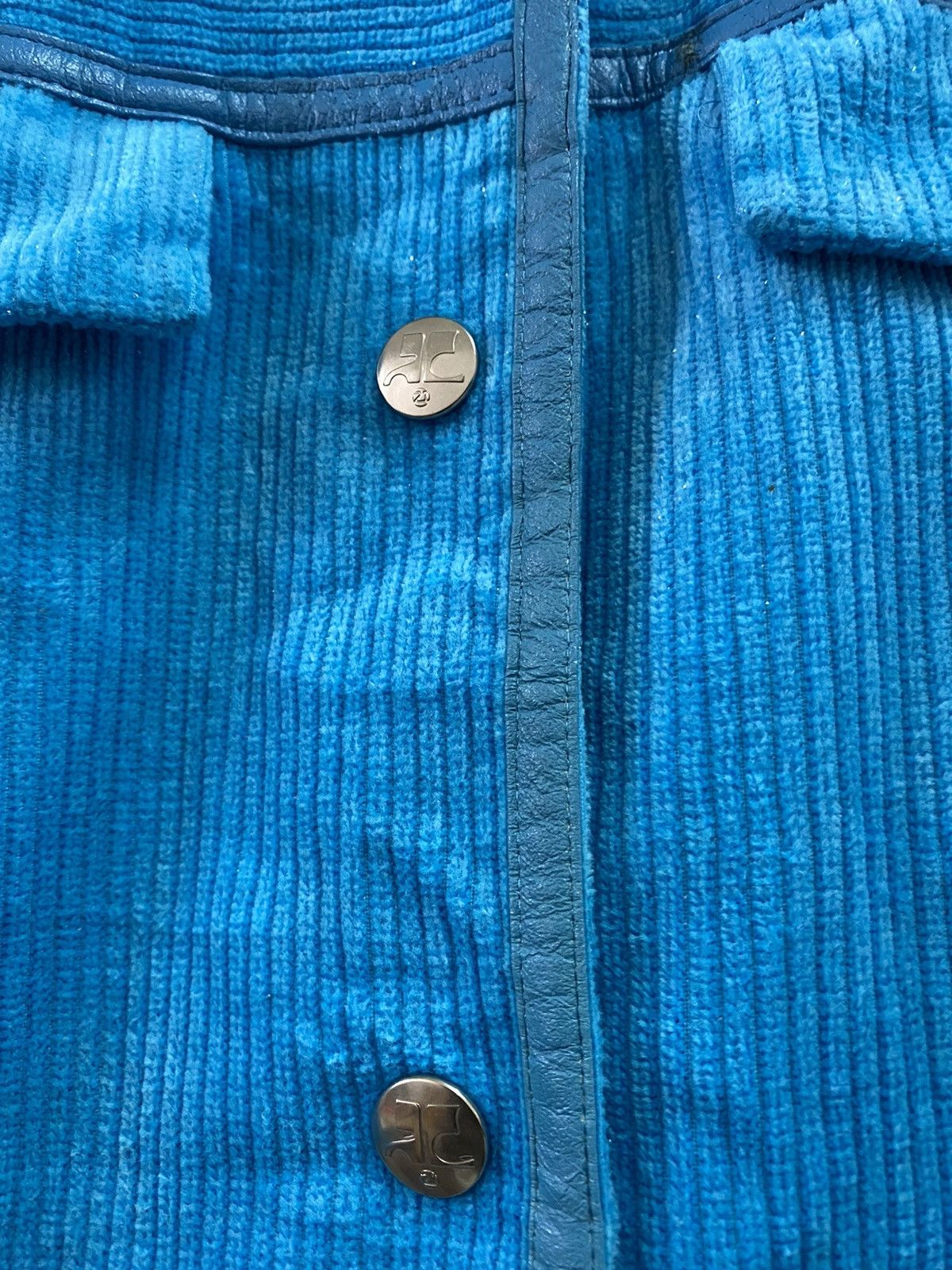 Courreges × Japanese Brand COURREGES HOMME CORDUROY BUTTON JACKET Size S / US 4 / IT 40 - 7 Thumbnail