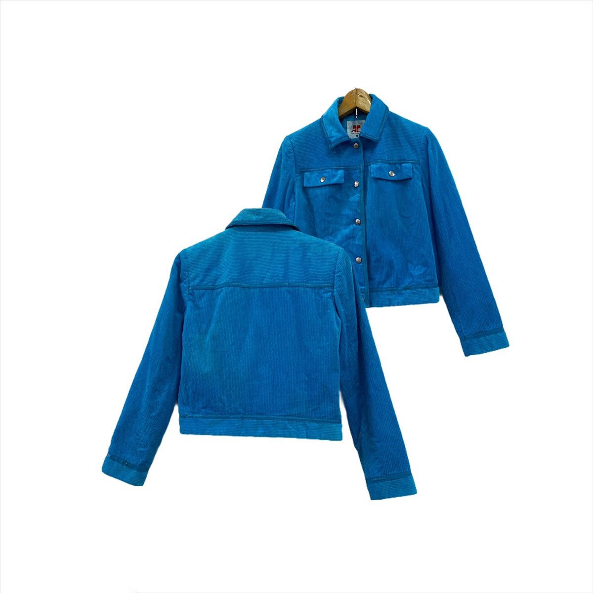 Courreges × Japanese Brand COURREGES HOMME CORDUROY BUTTON JACKET Size S / US 4 / IT 40 - 1 Thumbnail
