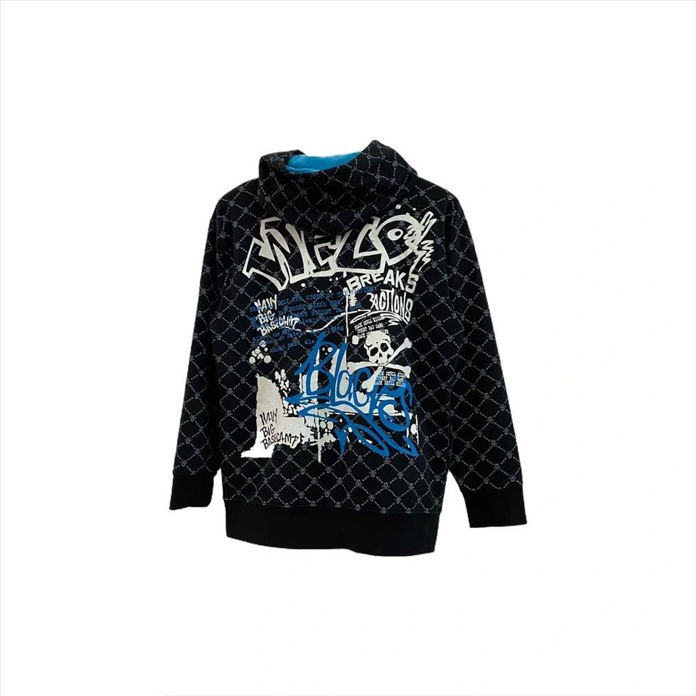 Japanese Brand × Seditionaries ALL OVER PRINTED CROSS BONE SKULL HOODIE SWEATSHIRT Size US S / EU 44-46 / 1 - 3 Thumbnail
