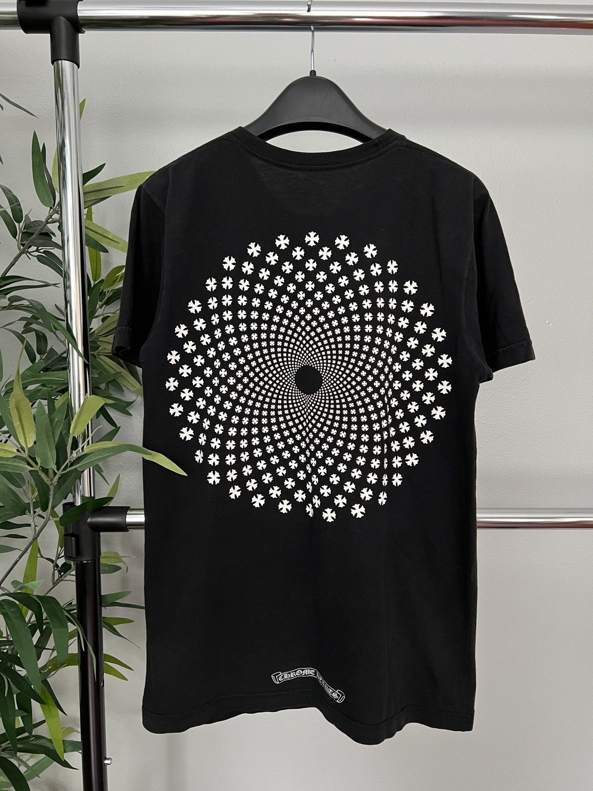 Chrome Hearts Chrome Hearts Cemetery Cross Illusion Logo