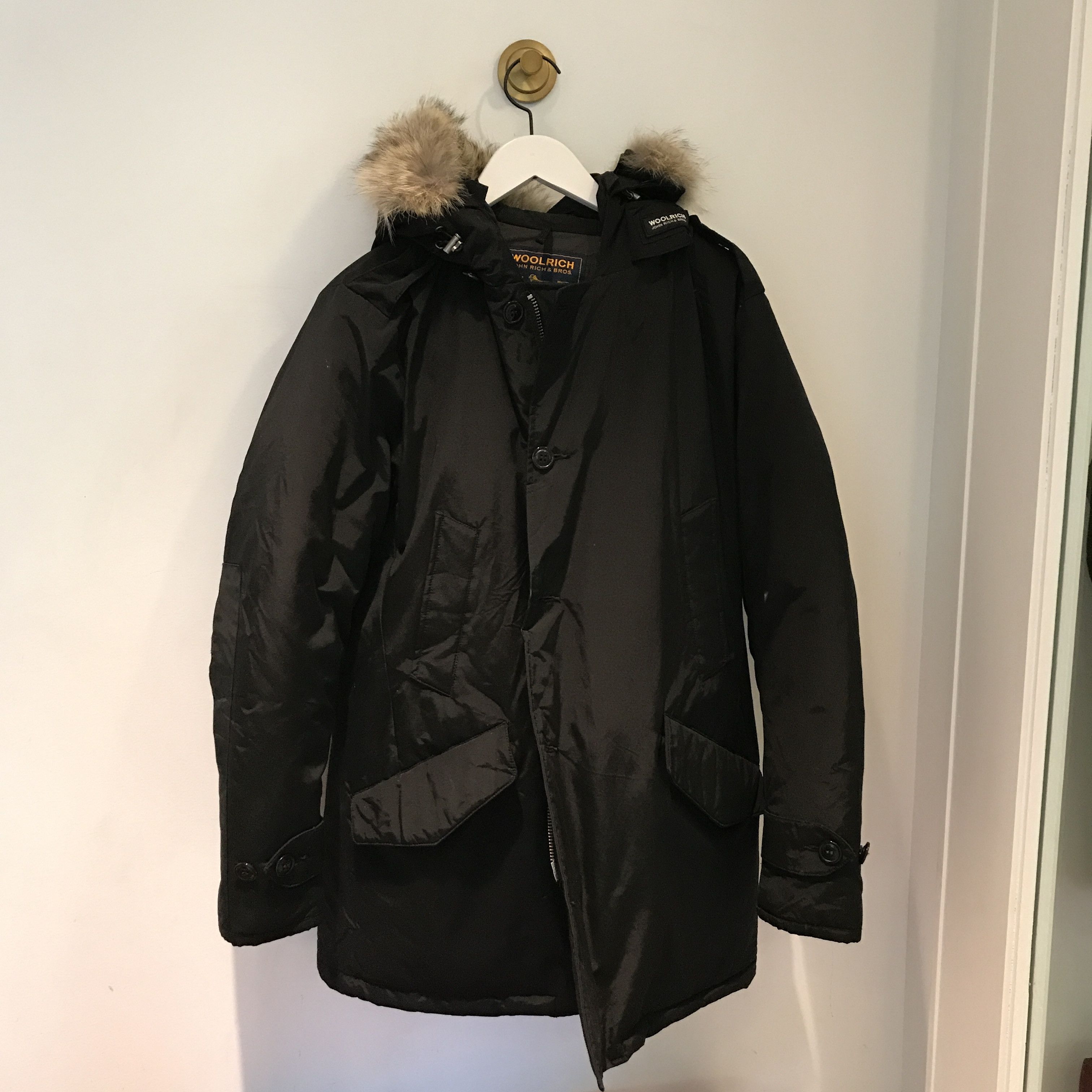 Woolrich Woolen Mills Down Polar Parka with Removable Fur Trim Size US S / EU 44-46 / 1 - 3 Thumbnail