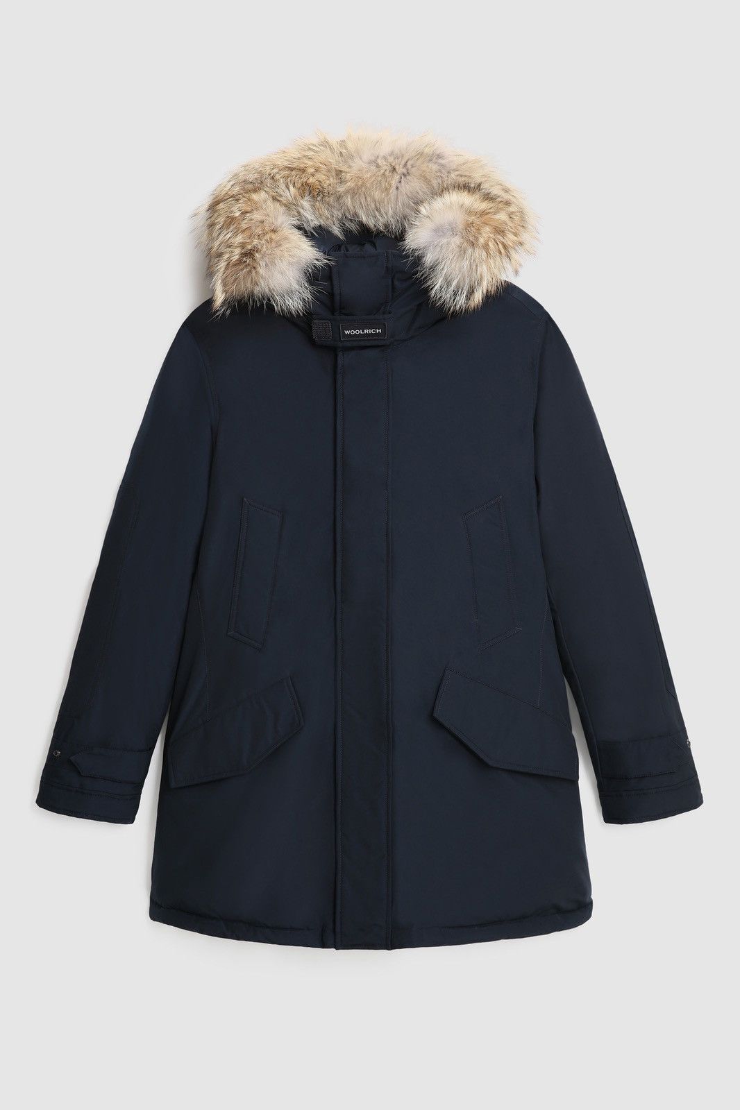 Down Polar Parka with Removable Fur Trim