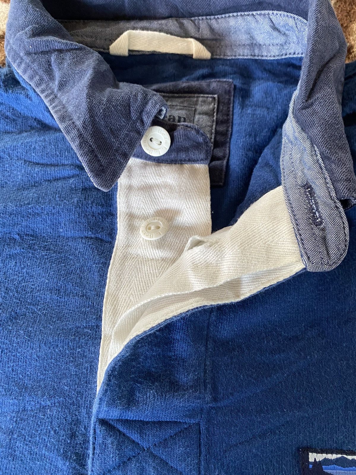 Vintage L.L Bean Polo Rugby Long Sleeve Shirt