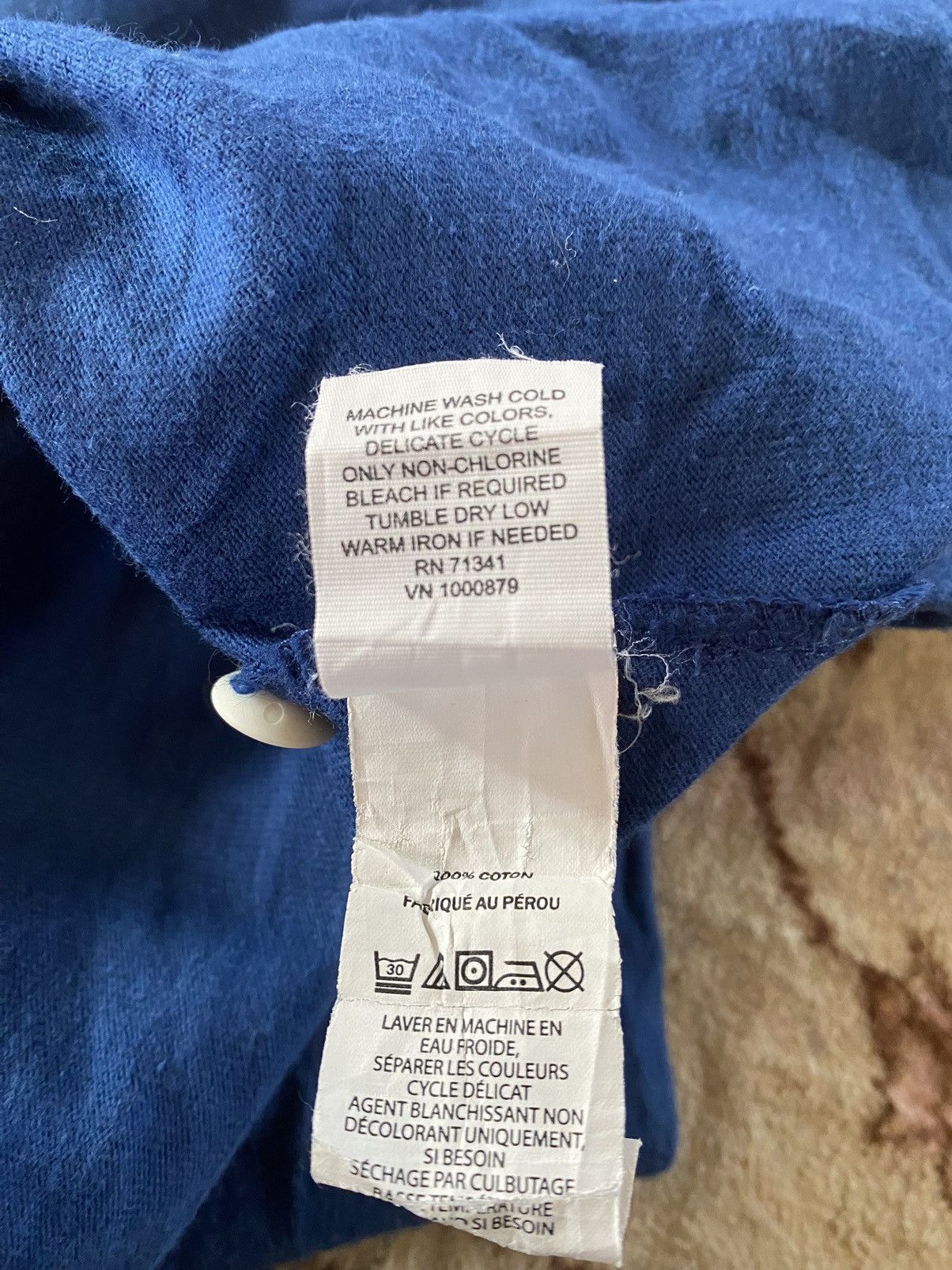 Vintage L.L Bean Polo Rugby Long Sleeve Shirt