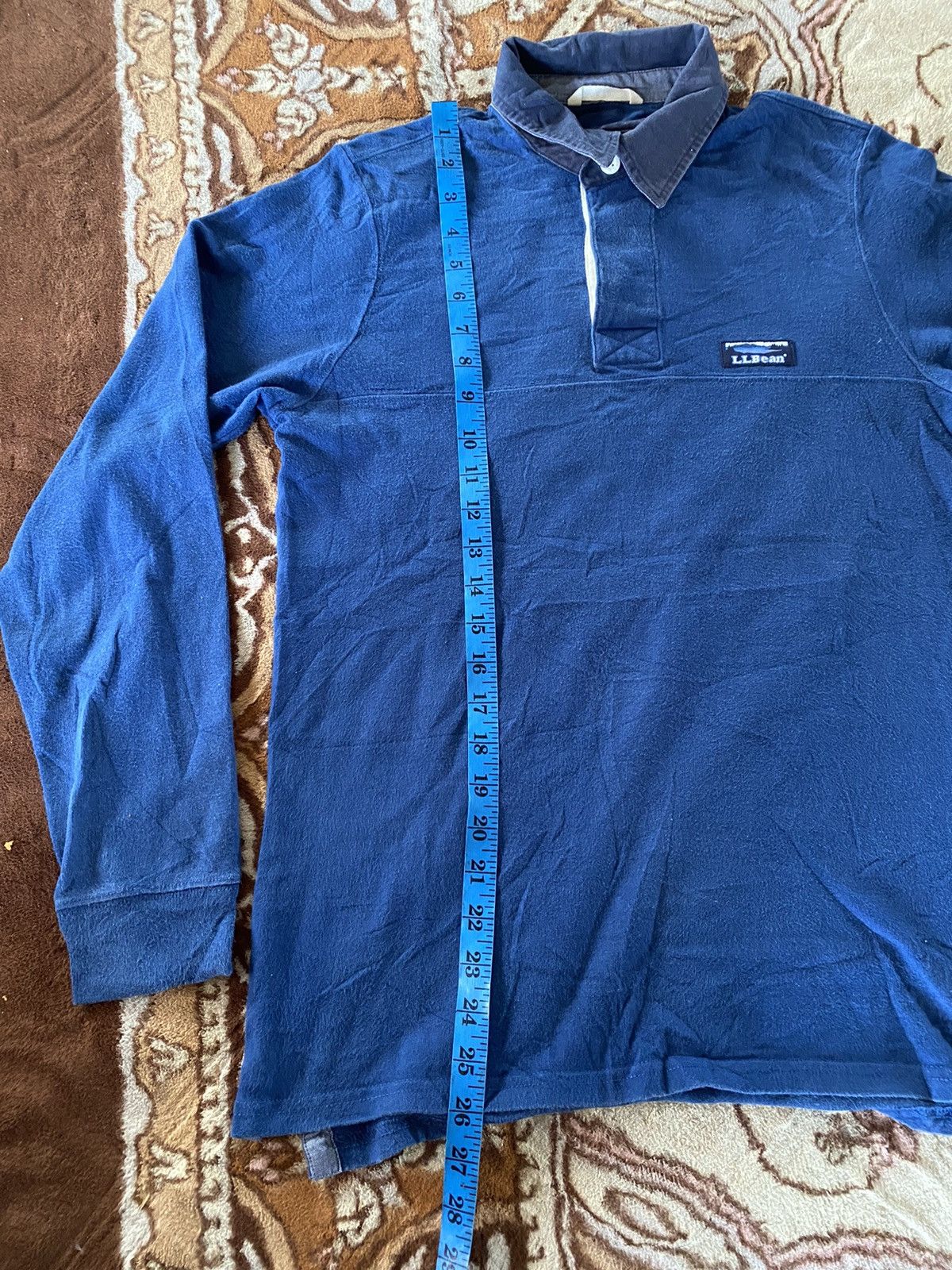 Vintage L.L Bean Polo Rugby Long Sleeve Shirt