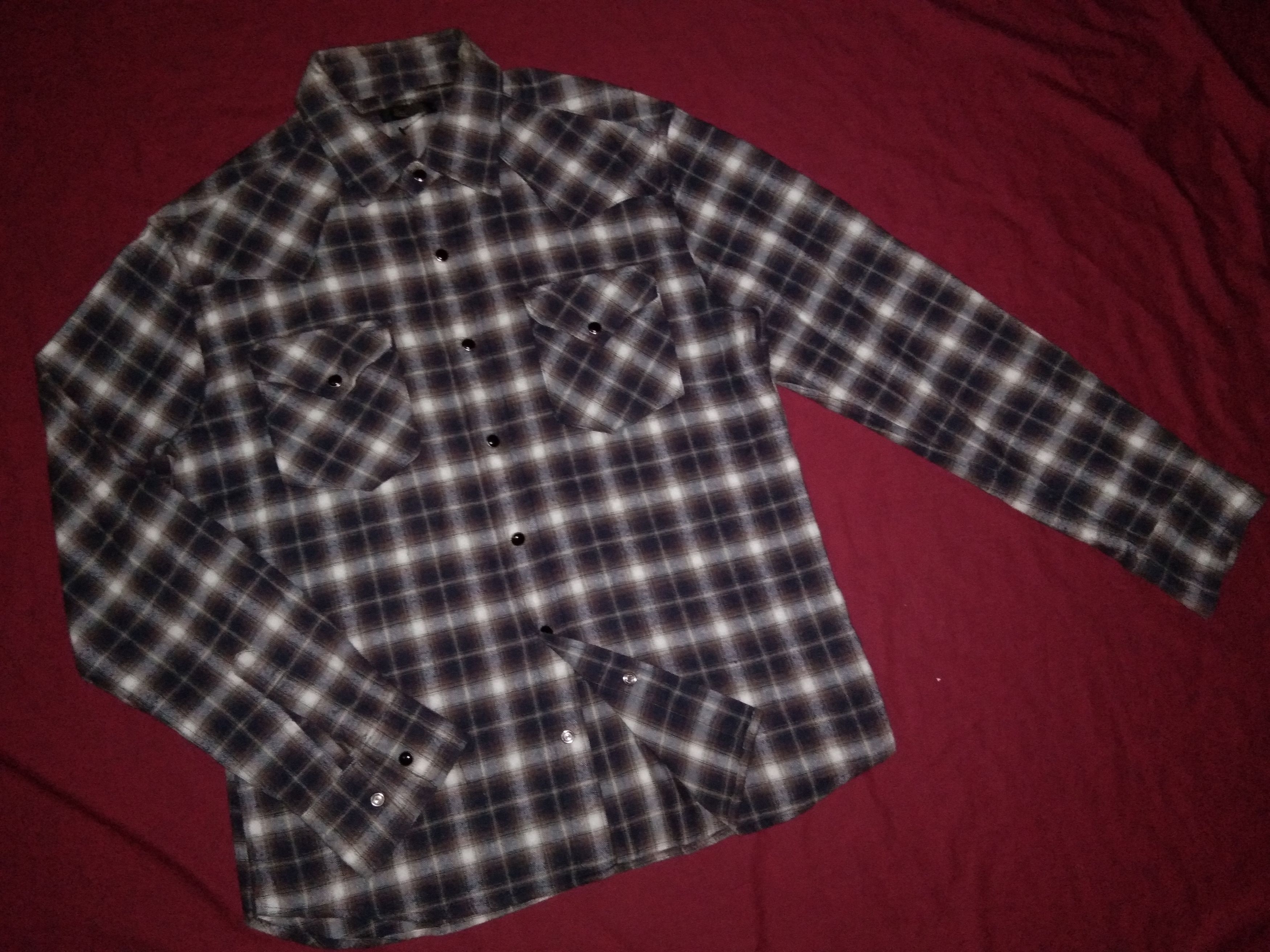 Von Dutch Von Dutch Western Plaid Pearl button flannel shirt 🤠🇺🇸 Size US L / EU 52-54 / 3 - 2 Thumbnail