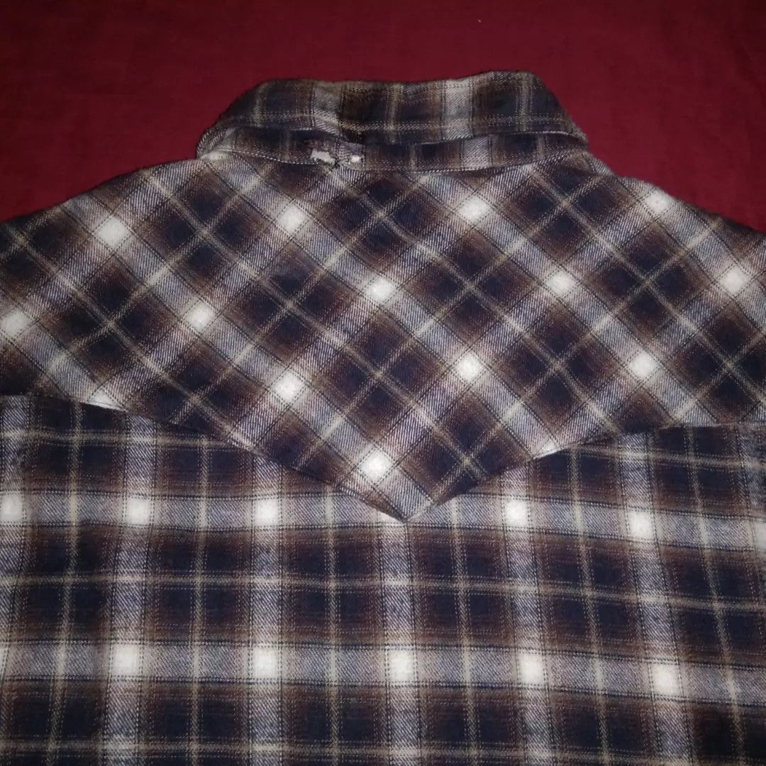 Von Dutch Von Dutch Western Plaid Pearl button flannel shirt 🤠🇺🇸 Size US L / EU 52-54 / 3 - 3 Thumbnail