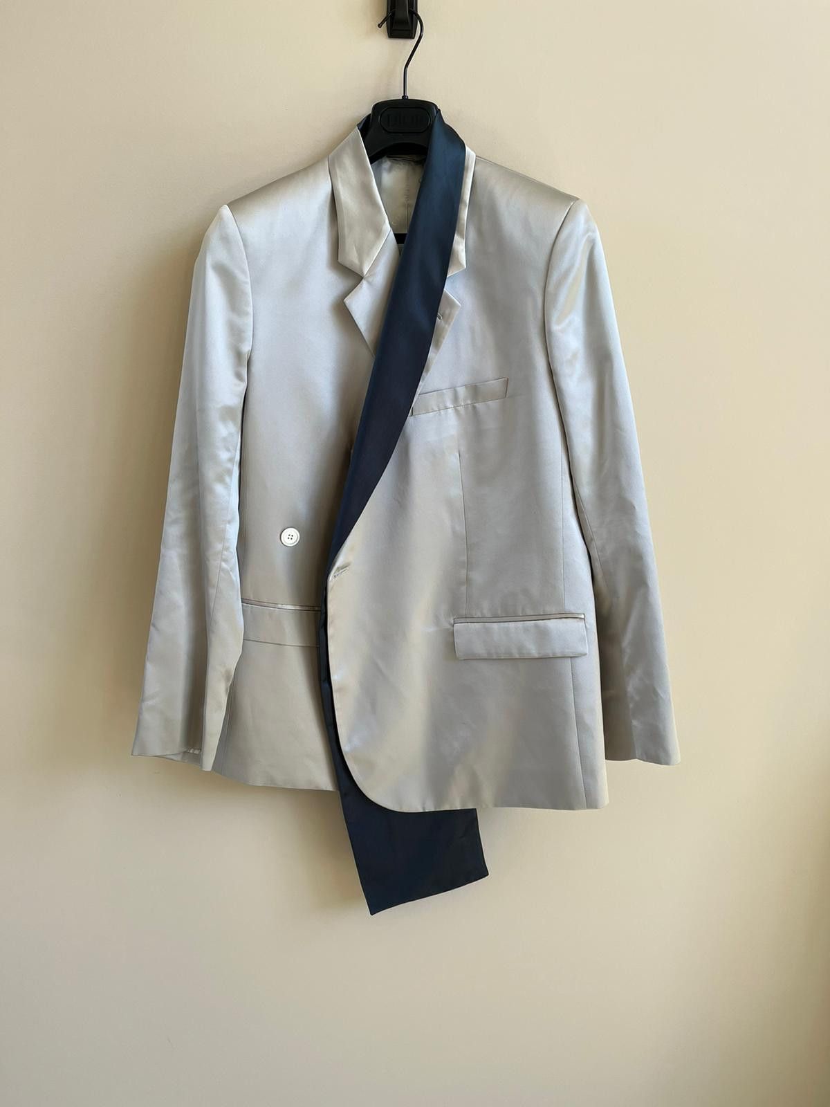 Dior Scarf Attache Blazer in Ivory Size US M / EU 48-50 / 2 - 10 Thumbnail