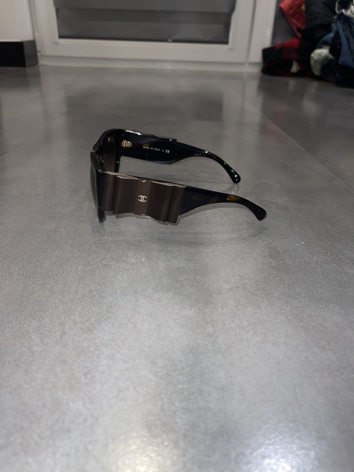 Chanel Chanel 5276-Q C.714/S5 Black Tiger Sunglasses Size ONE SIZE - 5 Thumbnail