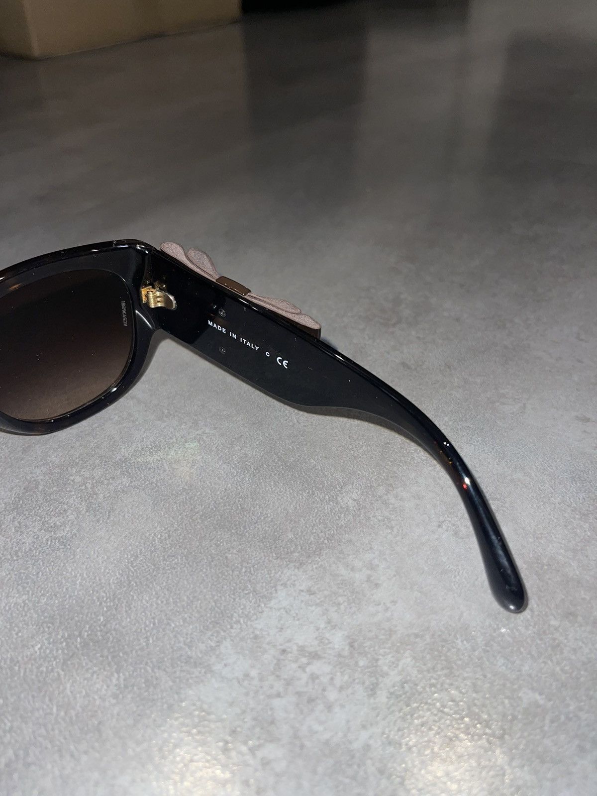 Chanel Chanel 5276-Q C.714/S5 Black Tiger Sunglasses Size ONE SIZE - 10 Thumbnail
