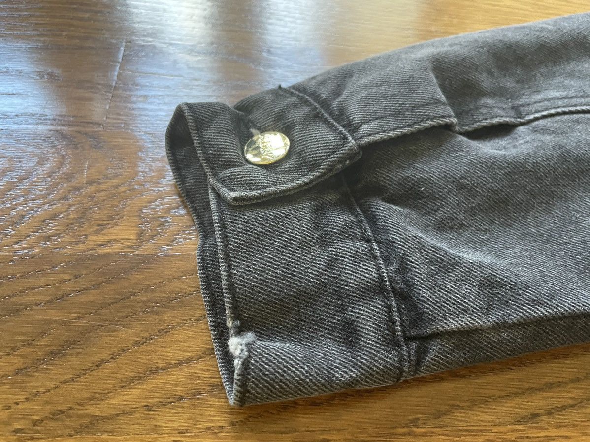 Advisory Board Crystals × Guess ABC Painted Black Denim Jacket ABCd. Artist Recluse Jean Size US M / EU 48-50 / 2 - 19 Thumbnail
