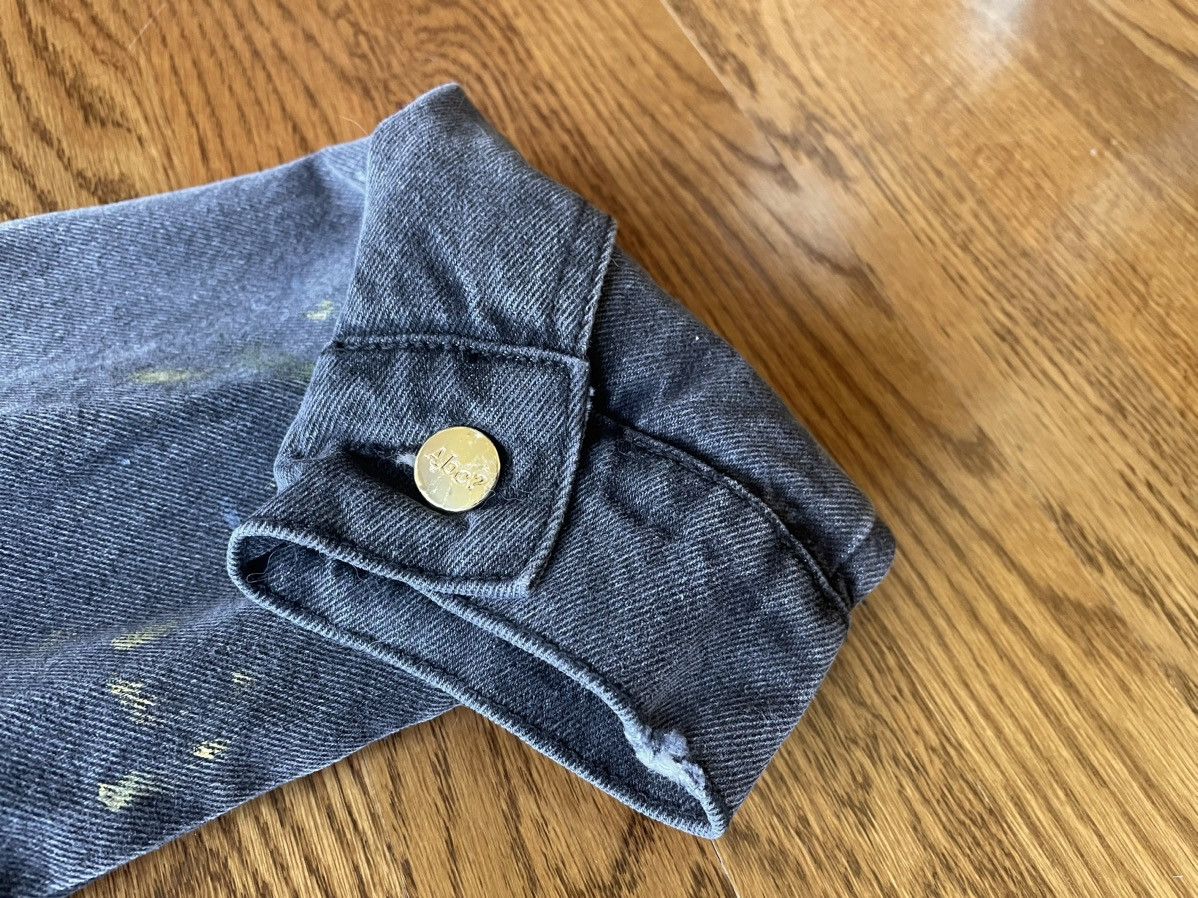 Advisory Board Crystals × Guess ABC Painted Black Denim Jacket ABCd. Artist Recluse Jean Size US M / EU 48-50 / 2 - 15 Thumbnail
