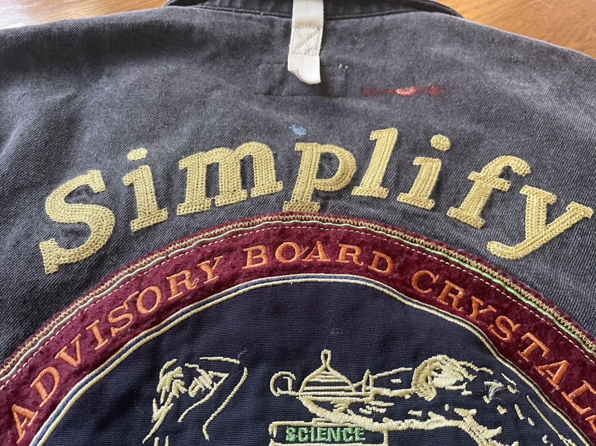 Advisory Board Crystals × Guess ABC Painted Black Denim Jacket ABCd. Artist Recluse Jean Size US M / EU 48-50 / 2 - 16 Thumbnail