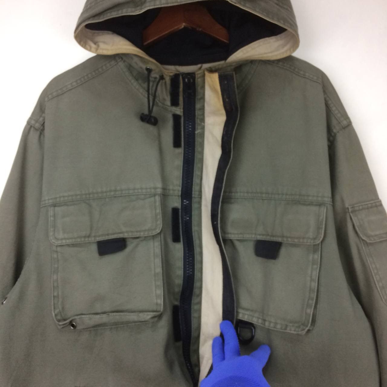 Eddie Bauer Vintage Eddie Bauer Hunting SURVIVAL JACKET canvas 4 pockets Size US L / EU 52-54 / 3 - 7 Thumbnail