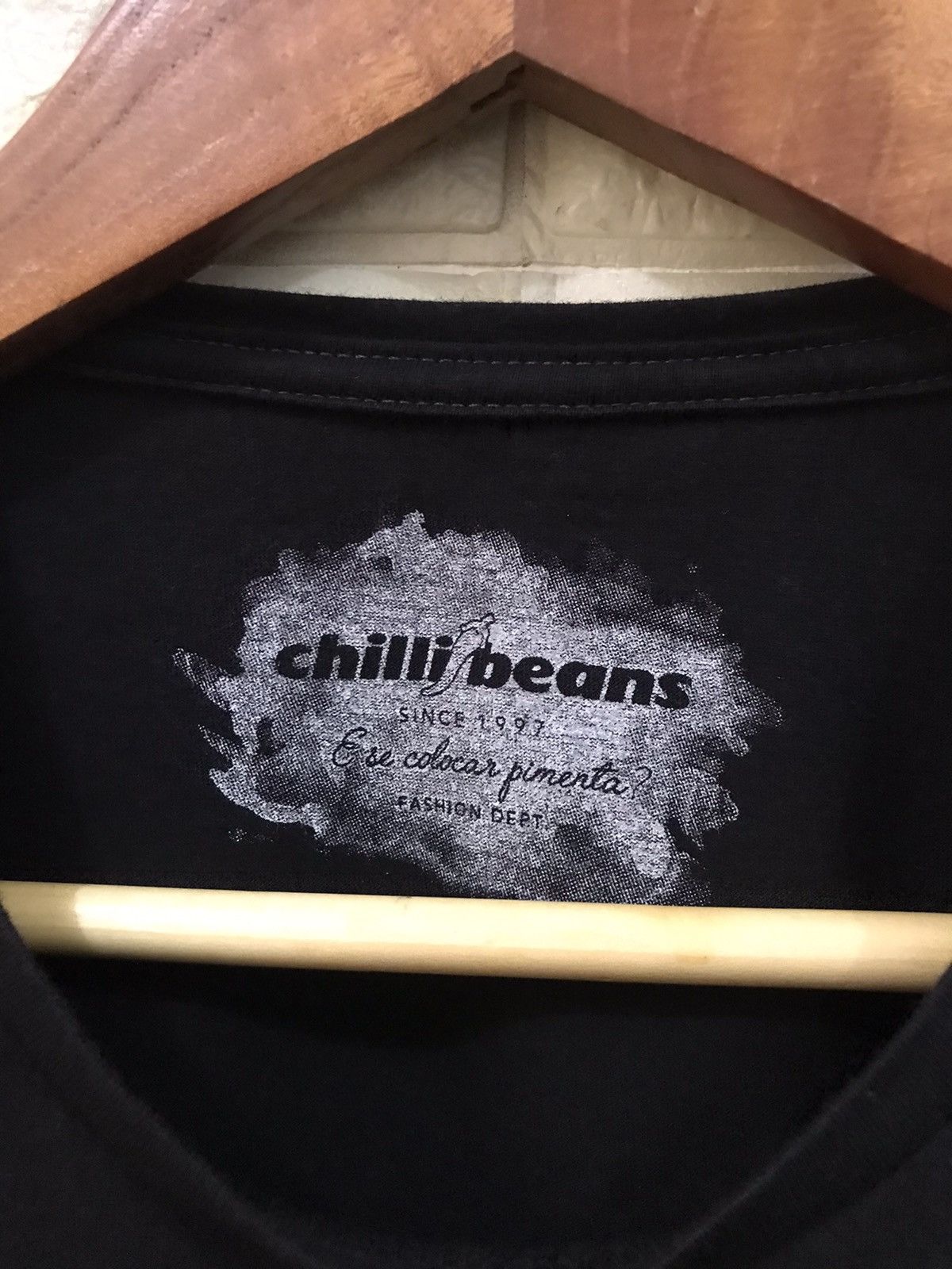 Beams Plus Chili Beans black tee Size US S / EU 44-46 / 1 - 4 Thumbnail