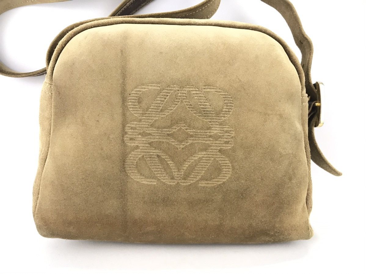 Loewe ❌Last Drop❌ 🔥hot 🔥Vintage Loewe Suede Leather Shoulderbag Size ONE SIZE - 5 Thumbnail