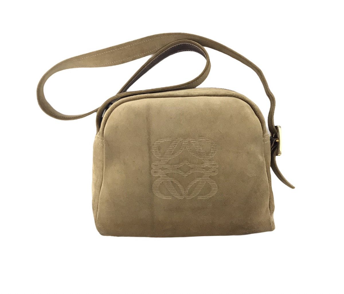 Loewe ❌Last Drop❌ 🔥hot 🔥Vintage Loewe Suede Leather Shoulderbag Size ONE SIZE - 1 Thumbnail