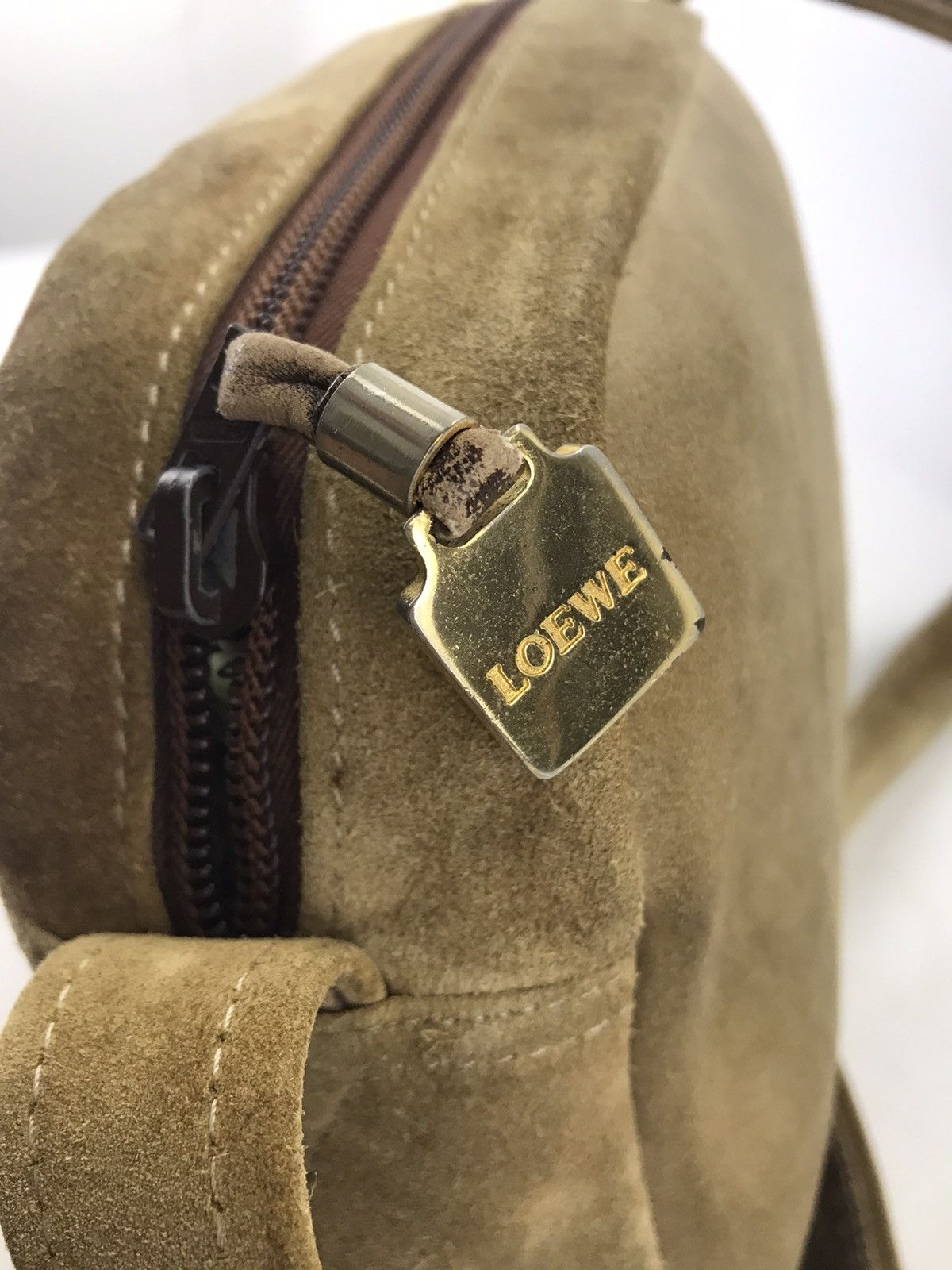 Loewe ❌Last Drop❌ 🔥hot 🔥Vintage Loewe Suede Leather Shoulderbag Size ONE SIZE - 8 Thumbnail