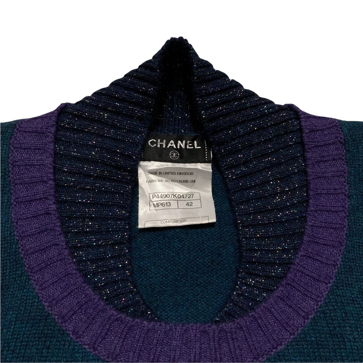 Chanel Chanel multicolor lurex knit sweater Size M / US 6-8 / IT 42-44 - 7 Thumbnail