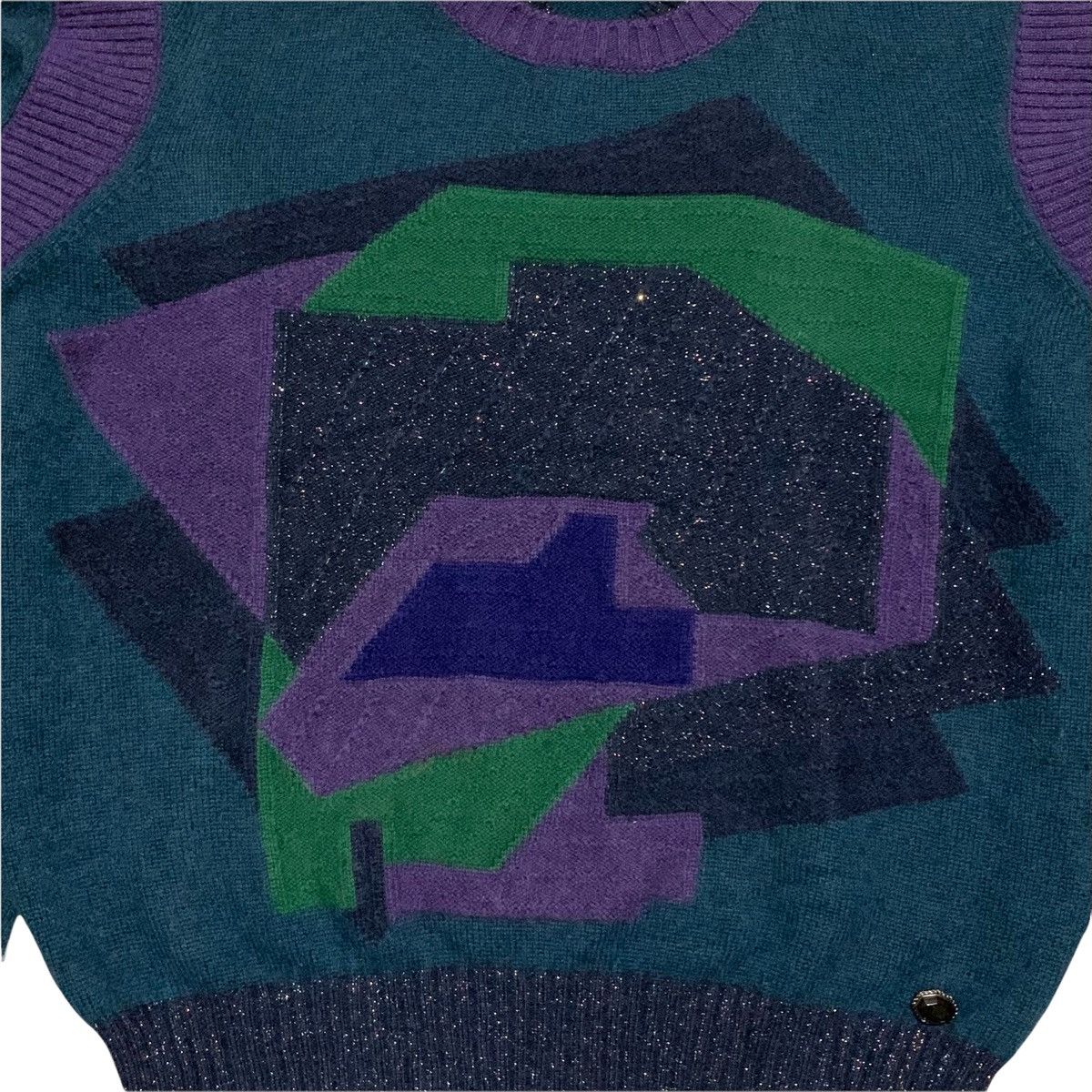 Chanel Chanel multicolor lurex knit sweater Size M / US 6-8 / IT 42-44 - 2 Thumbnail