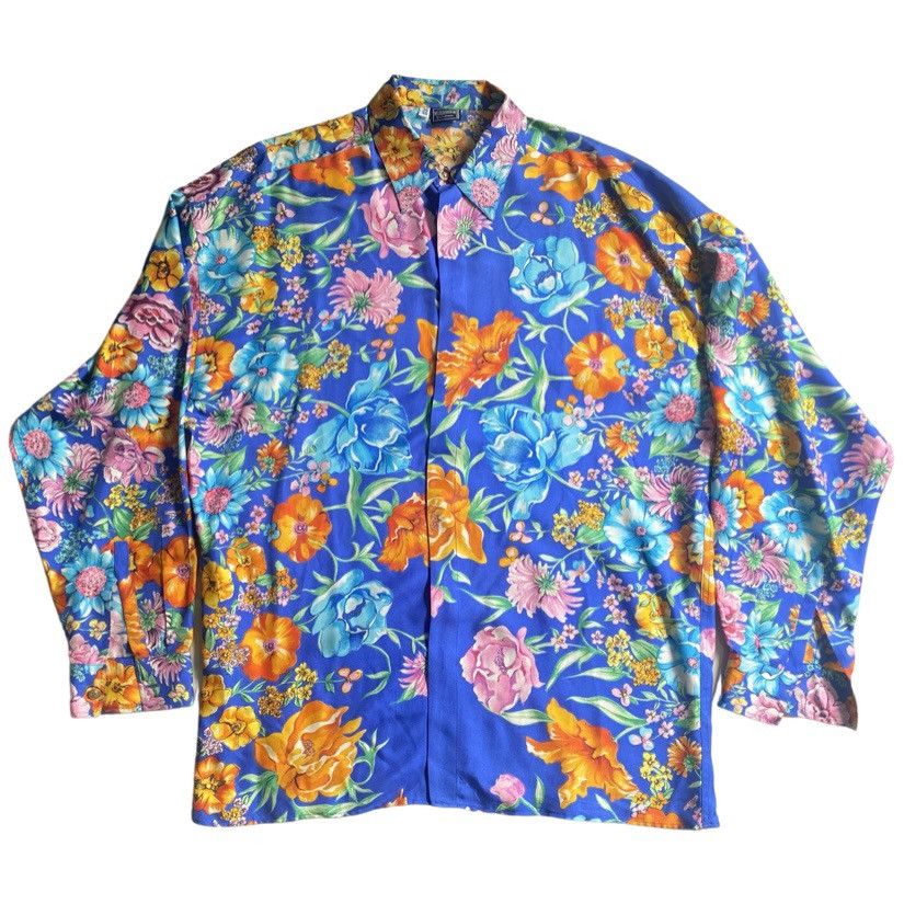 Vintage 90’s Versus Versace Floral Silk Shirt