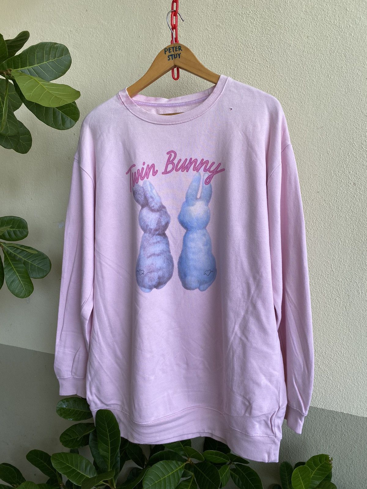 Japanese Brand Candy Stripper Twin Banny sweater Size US M / EU 48-50 / 2 - 1 Thumbnail