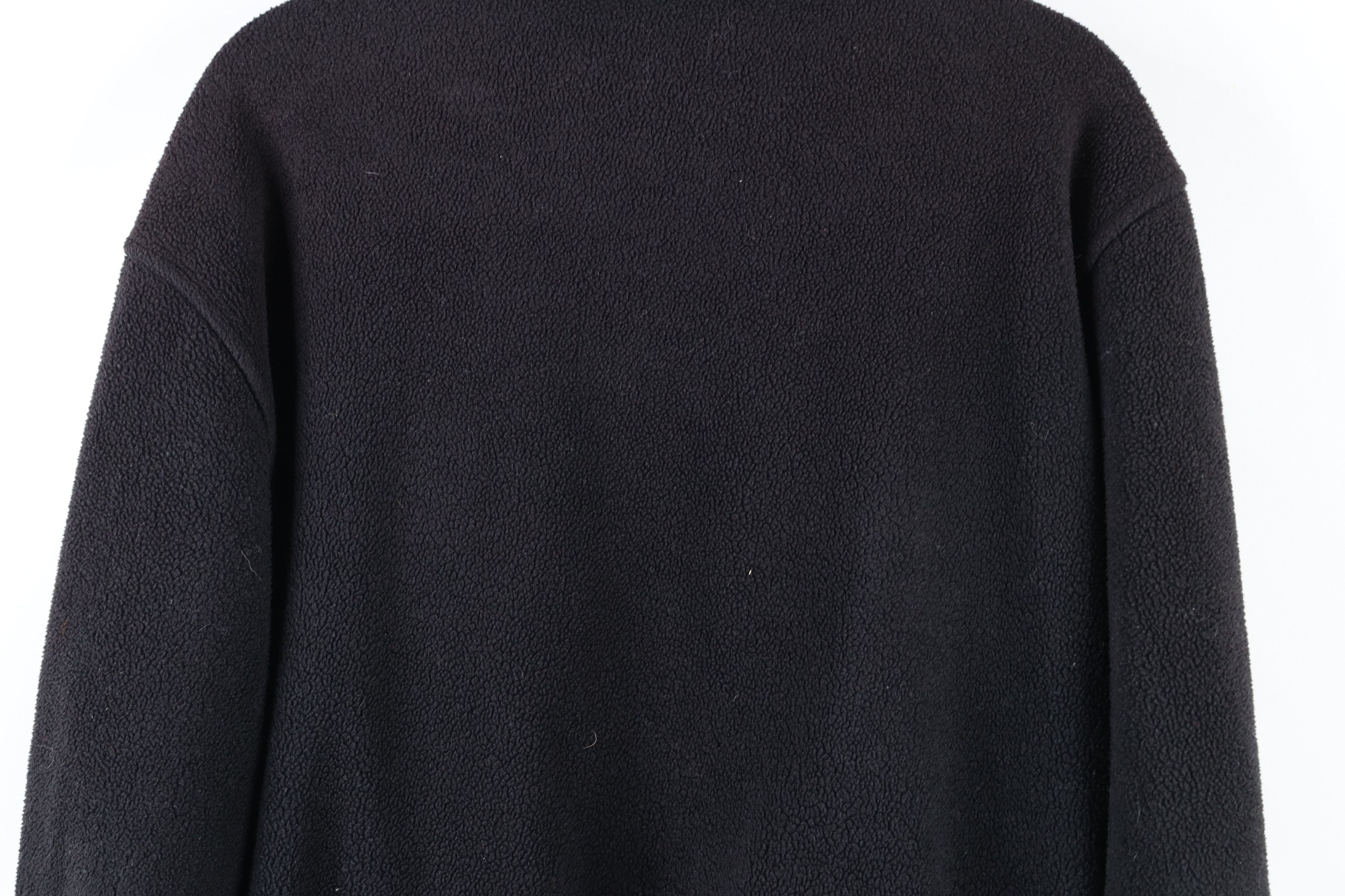 Ralph Lauren × Vintage Vintage 90s Ralph Lauren Fleece Full Zip Bomber Jacket Black Size US S / EU 44-46 / 1 - 12 Thumbnail