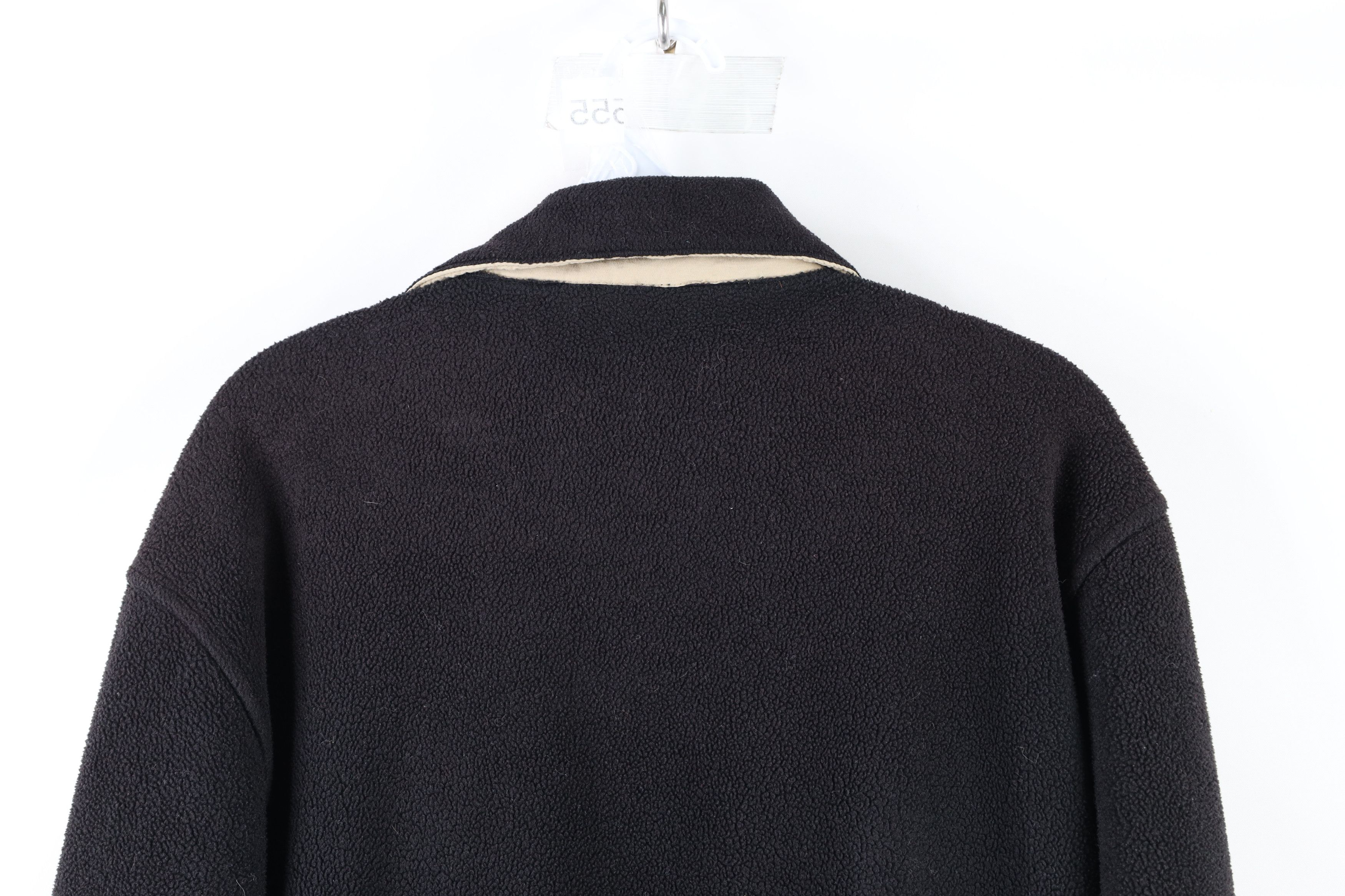 Ralph Lauren × Vintage Vintage 90s Ralph Lauren Fleece Full Zip Bomber Jacket Black Size US S / EU 44-46 / 1 - 11 Thumbnail