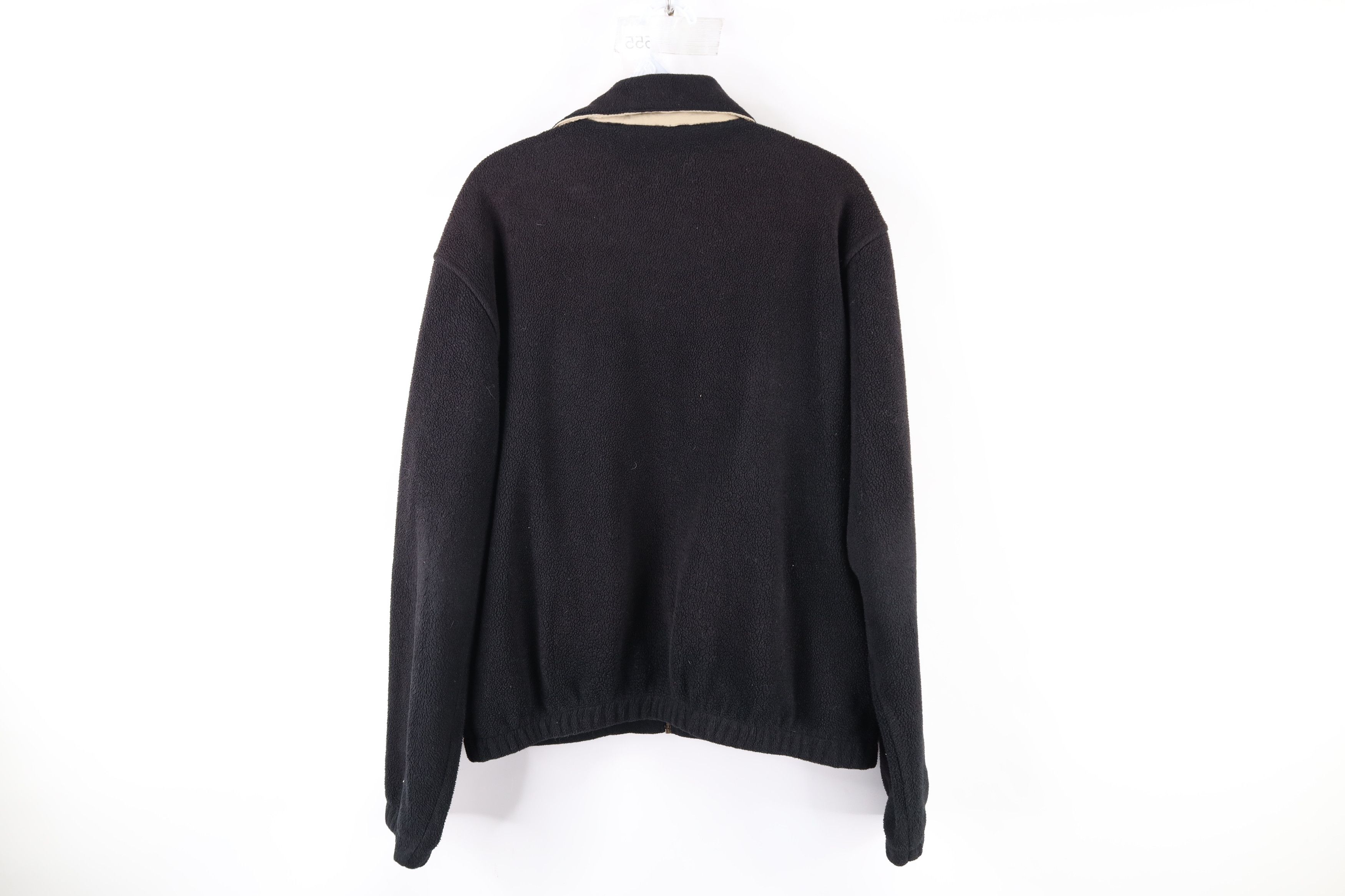 Ralph Lauren × Vintage Vintage 90s Ralph Lauren Fleece Full Zip Bomber Jacket Black Size US S / EU 44-46 / 1 - 10 Thumbnail