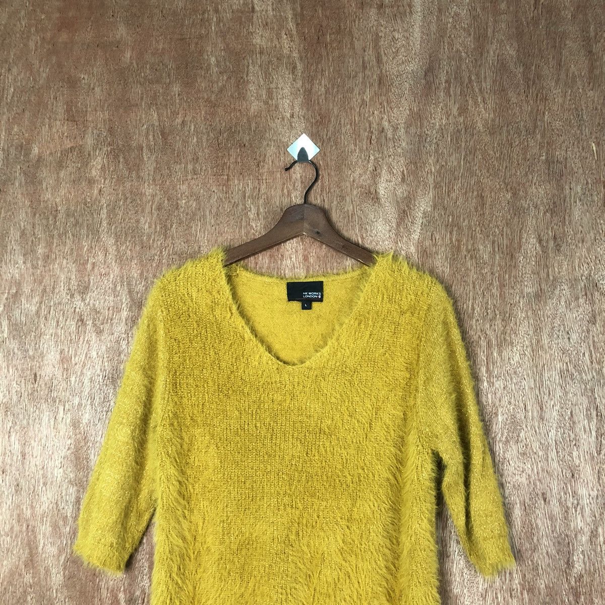 Homespun Knitwear × Japanese Brand HK Works London Shag Shaggy Fur Mohair Knitwear #6599 Size M / US 6-8 / IT 42-44 - 2 Thumbnail