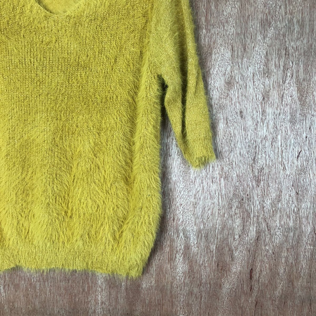 Homespun Knitwear × Japanese Brand HK Works London Shag Shaggy Fur Mohair Knitwear #6599 Size M / US 6-8 / IT 42-44 - 5 Thumbnail