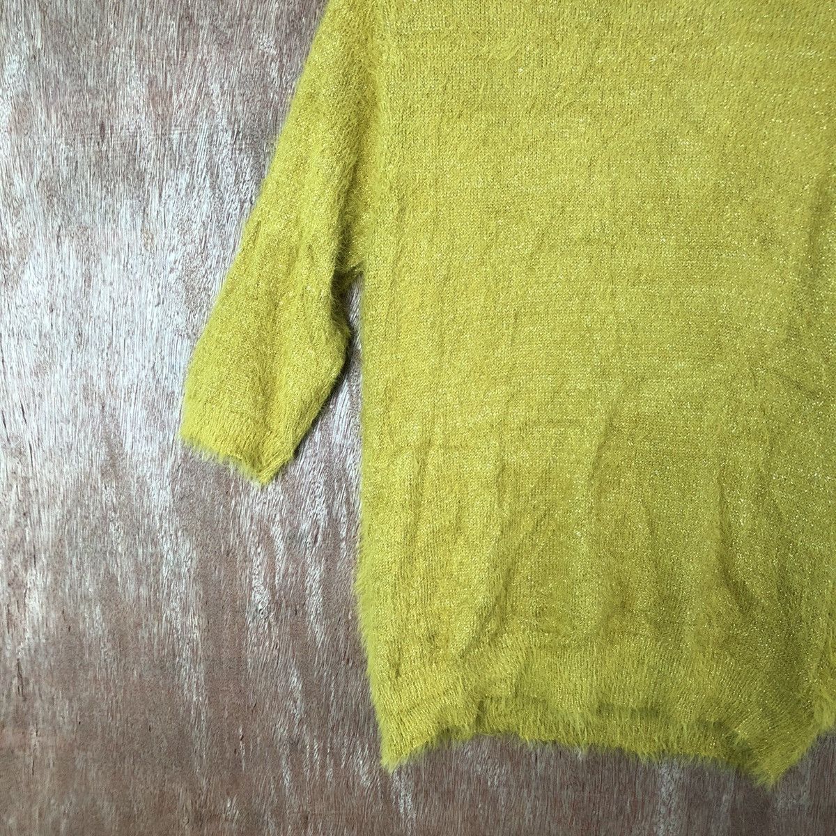 Homespun Knitwear × Japanese Brand HK Works London Shag Shaggy Fur Mohair Knitwear #6599 Size M / US 6-8 / IT 42-44 - 10 Thumbnail
