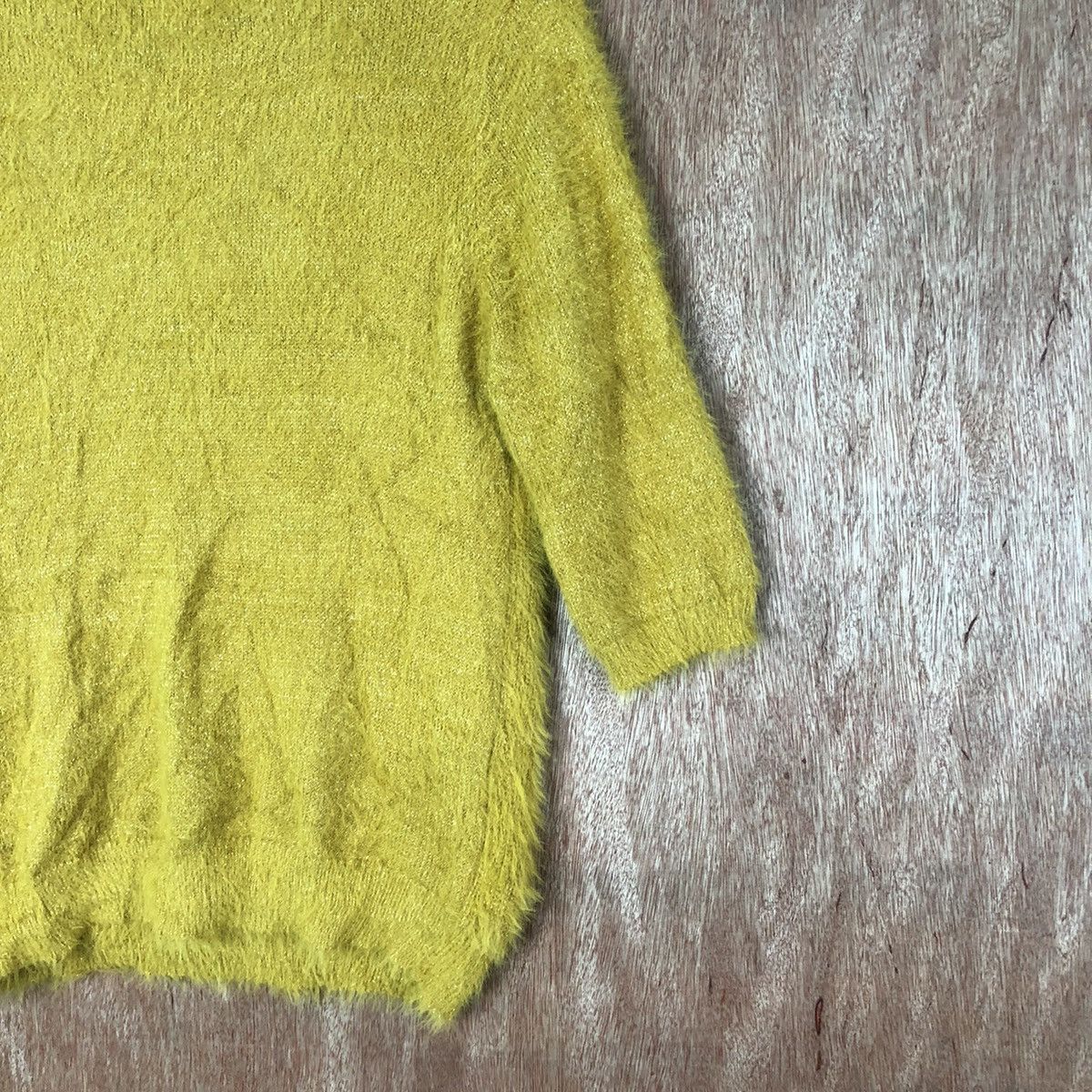 Homespun Knitwear × Japanese Brand HK Works London Shag Shaggy Fur Mohair Knitwear #6599 Size M / US 6-8 / IT 42-44 - 11 Thumbnail