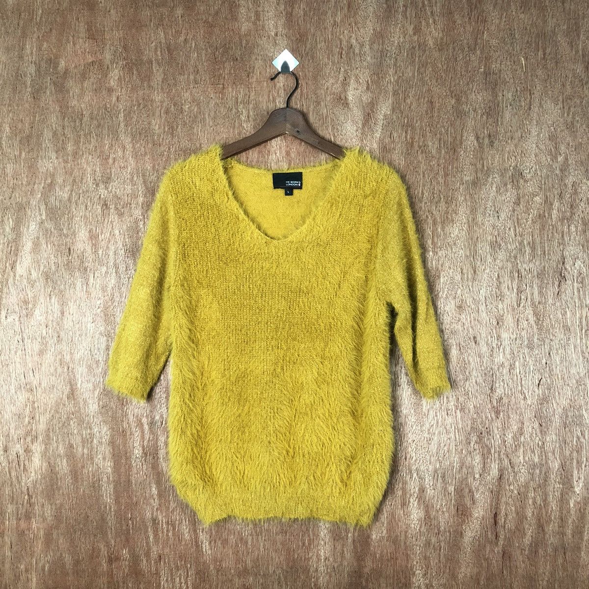 Homespun Knitwear × Japanese Brand HK Works London Shag Shaggy Fur Mohair Knitwear #6599 Size M / US 6-8 / IT 42-44 - 1 Thumbnail