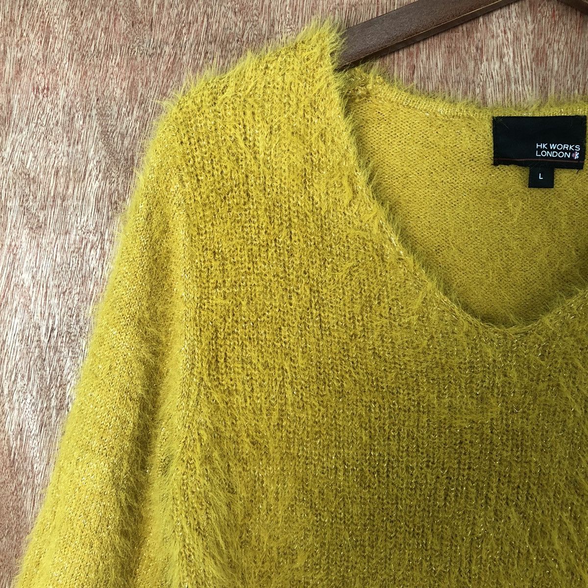 Homespun Knitwear × Japanese Brand HK Works London Shag Shaggy Fur Mohair Knitwear #6599 Size M / US 6-8 / IT 42-44 - 6 Thumbnail