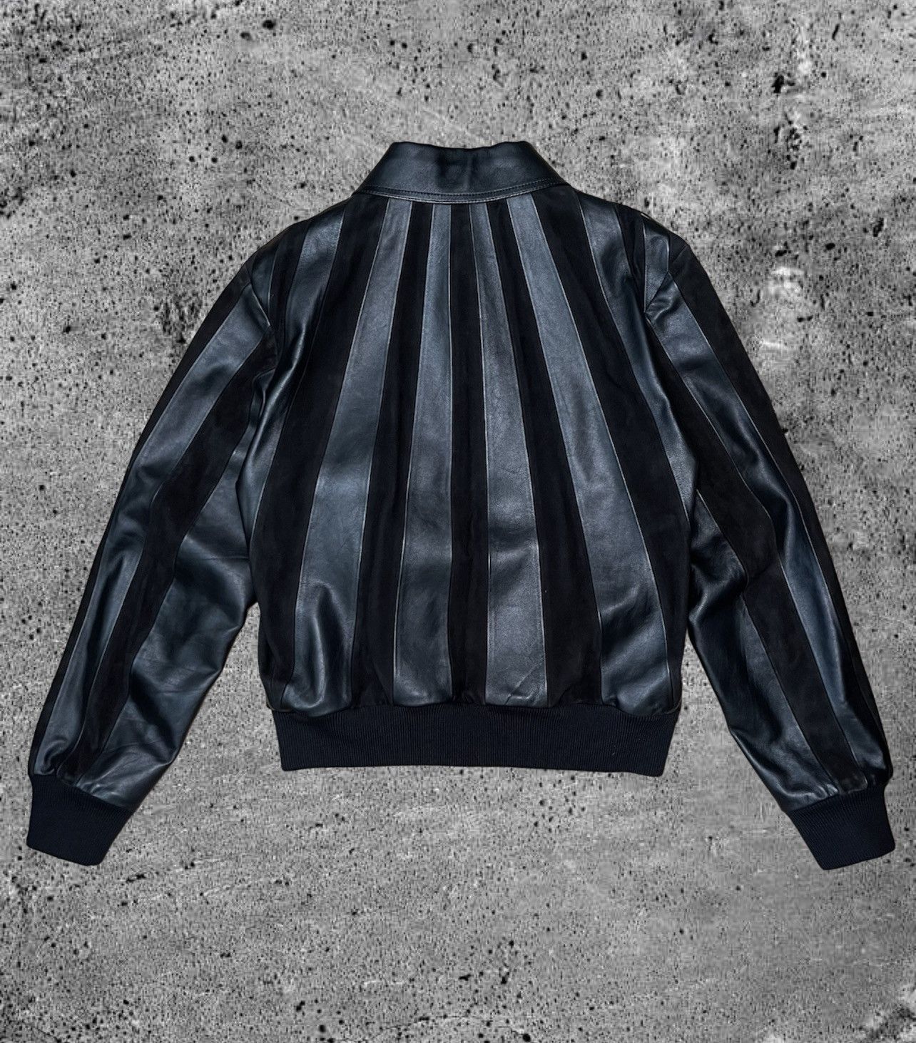 Celine × Hedi Slimane CELINE BY HEDI SLIMANE “SS20 ‘RAYURES’ LEATHER BLOUSON” Size US L / EU 52-54 / 3 - 8 Thumbnail