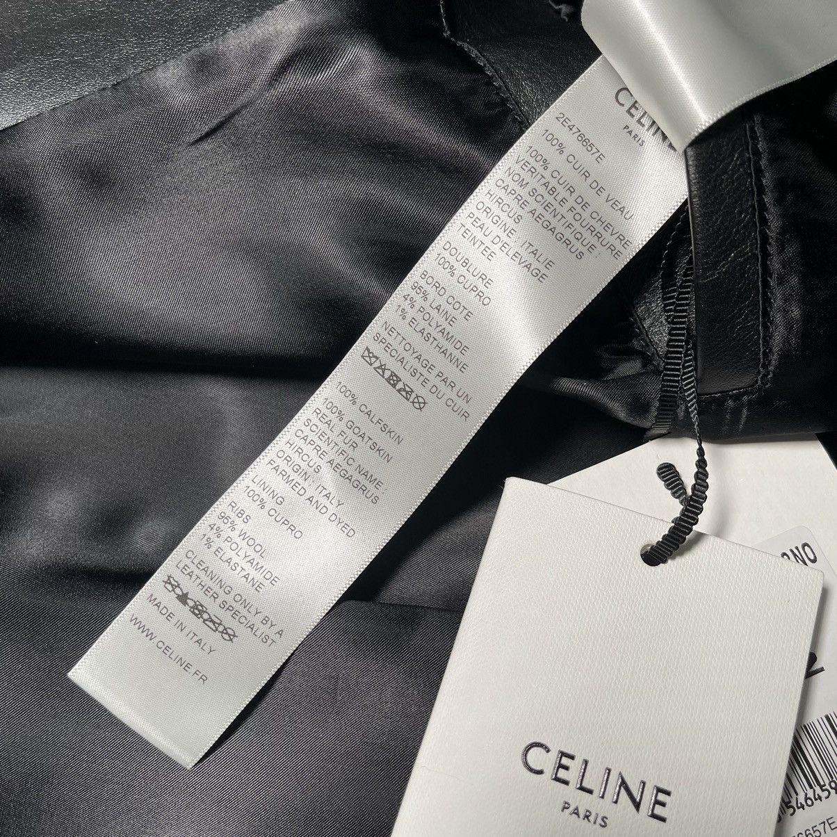 Celine × Hedi Slimane CELINE BY HEDI SLIMANE “SS20 ‘RAYURES’ LEATHER BLOUSON” Size US L / EU 52-54 / 3 - 7 Thumbnail