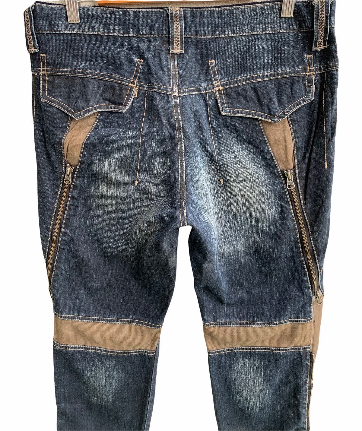 Japanese Brand Japanese Brand PPFM Multiple Zipper Tactical Denim Jeans Size US 34 / EU 50 - 5 Thumbnail