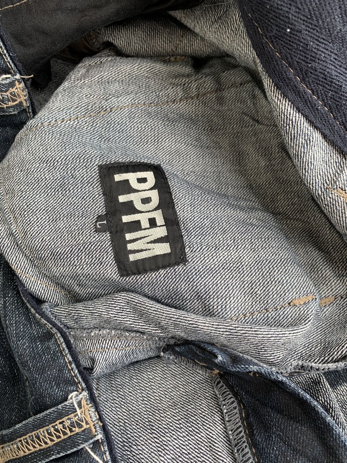 Japanese Brand Japanese Brand PPFM Multiple Zipper Tactical Denim Jeans Size US 34 / EU 50 - 9 Thumbnail