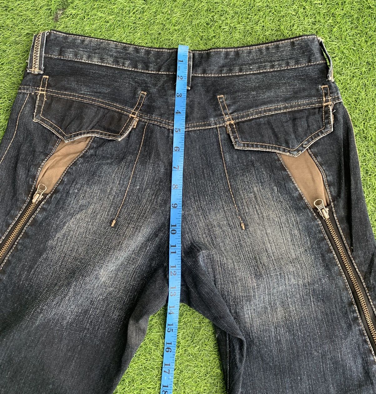 Japanese Brand Japanese Brand PPFM Multiple Zipper Tactical Denim Jeans Size US 34 / EU 50 - 13 Thumbnail