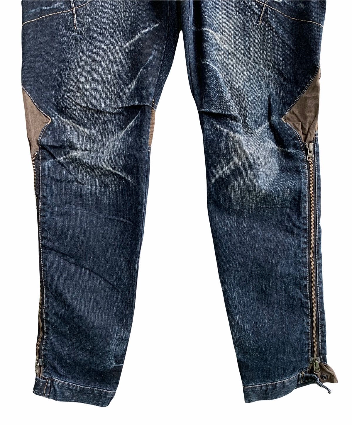 Japanese Brand Japanese Brand PPFM Multiple Zipper Tactical Denim Jeans Size US 34 / EU 50 - 4 Thumbnail