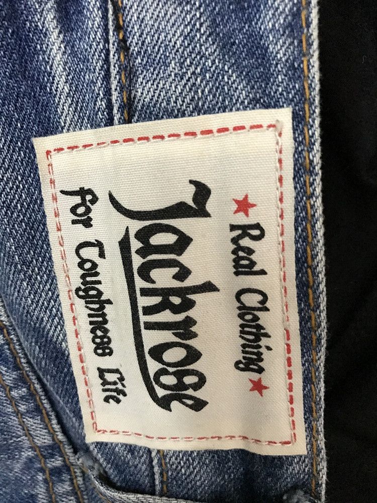 JACKROSE Jackrose Bleached Distressed Denim Patches Denim Jeans Size US 31 - 24 Thumbnail