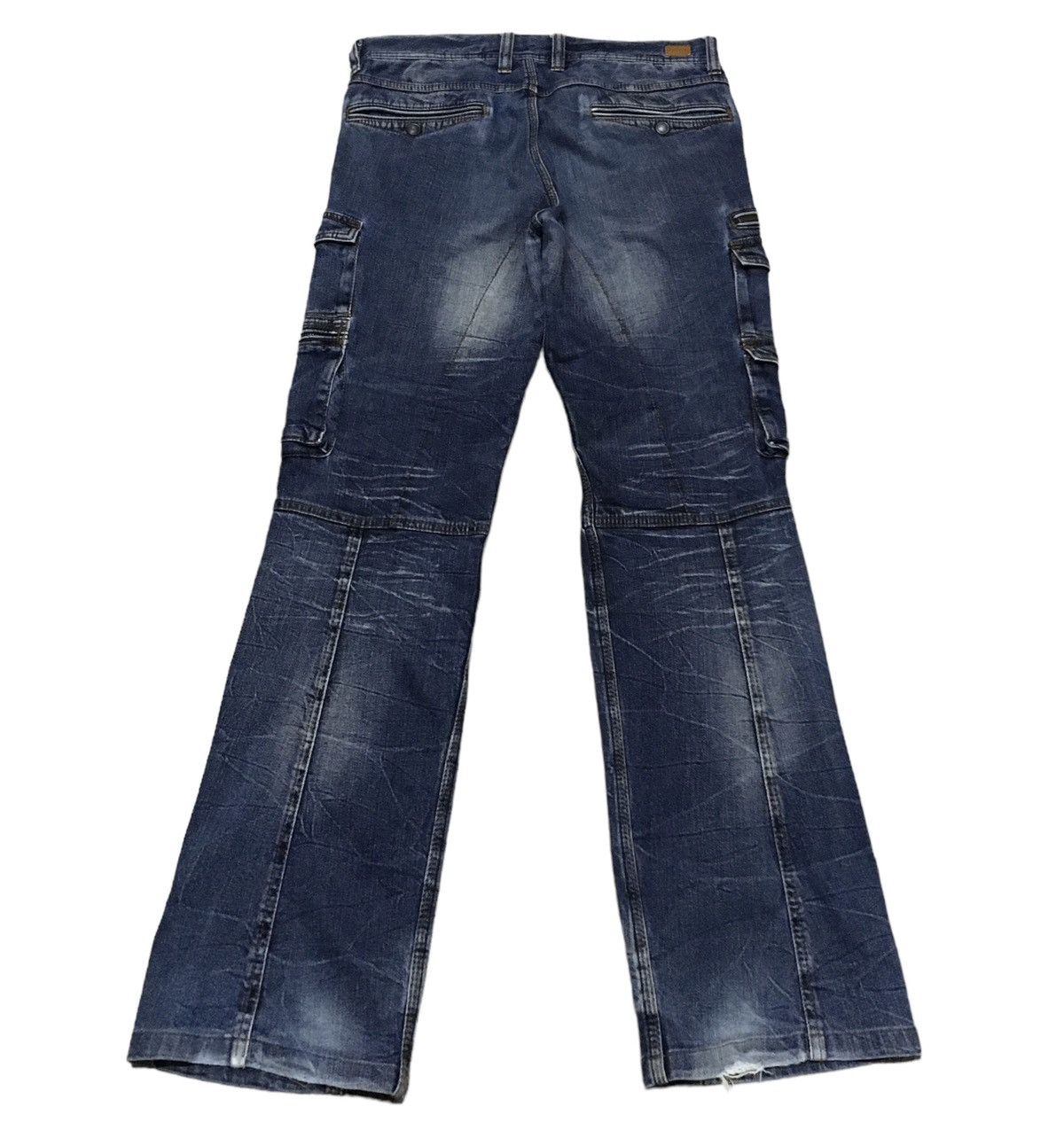 Nicole Club Rare Design Vintage Nicole Club Tactical Bondage Jeans 1990s Size US 33 - 2 Thumbnail