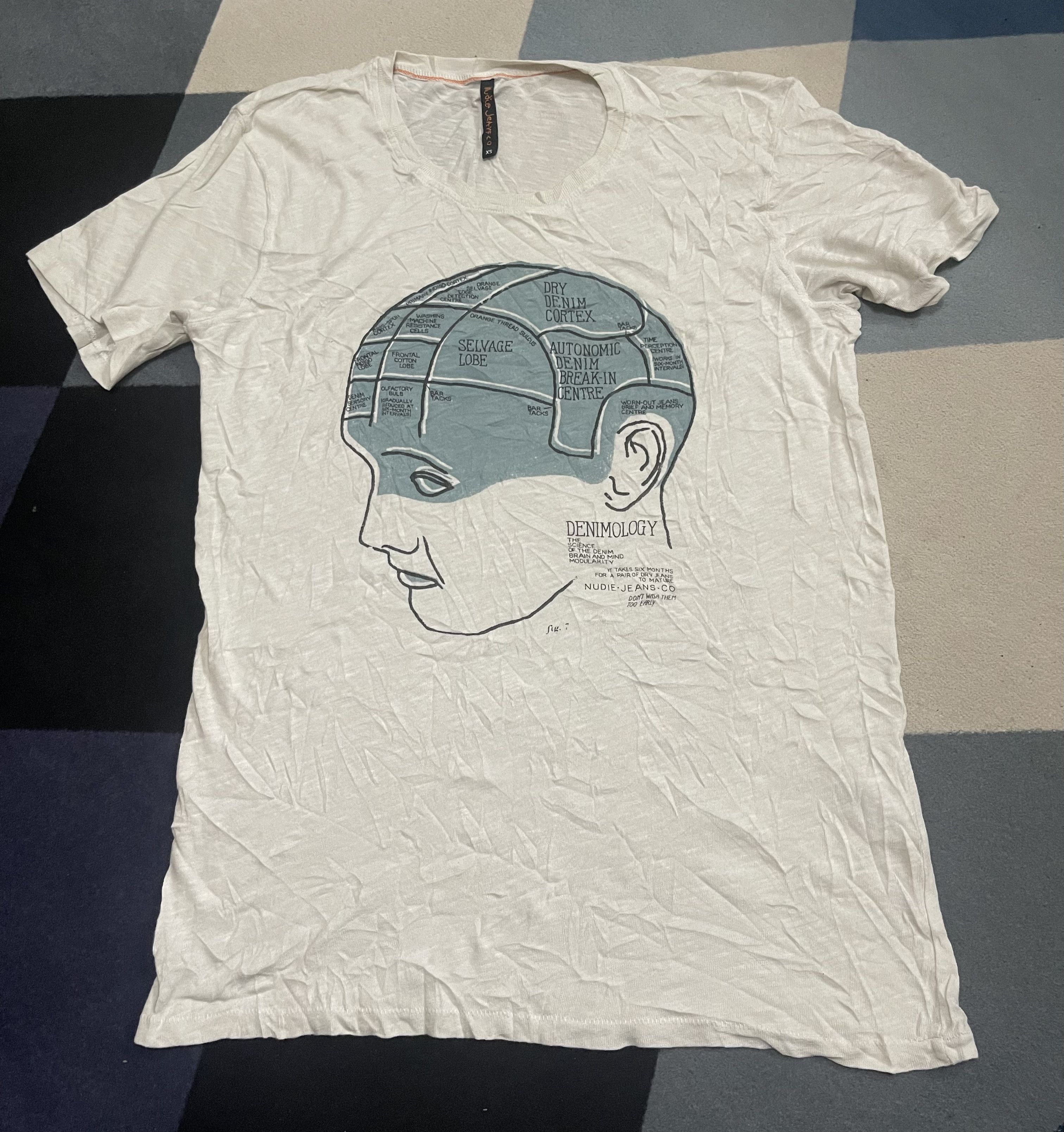 Nudie Jeans NUDIE JEANS C.O TEE SHIRT COTTON PORTUGAL Size US XS / EU 42 / 0 - 1 Thumbnail